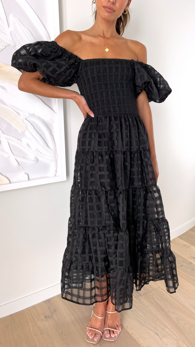 Deemi Maxi Dress - Black - Buy Women's Dresses - Billy J