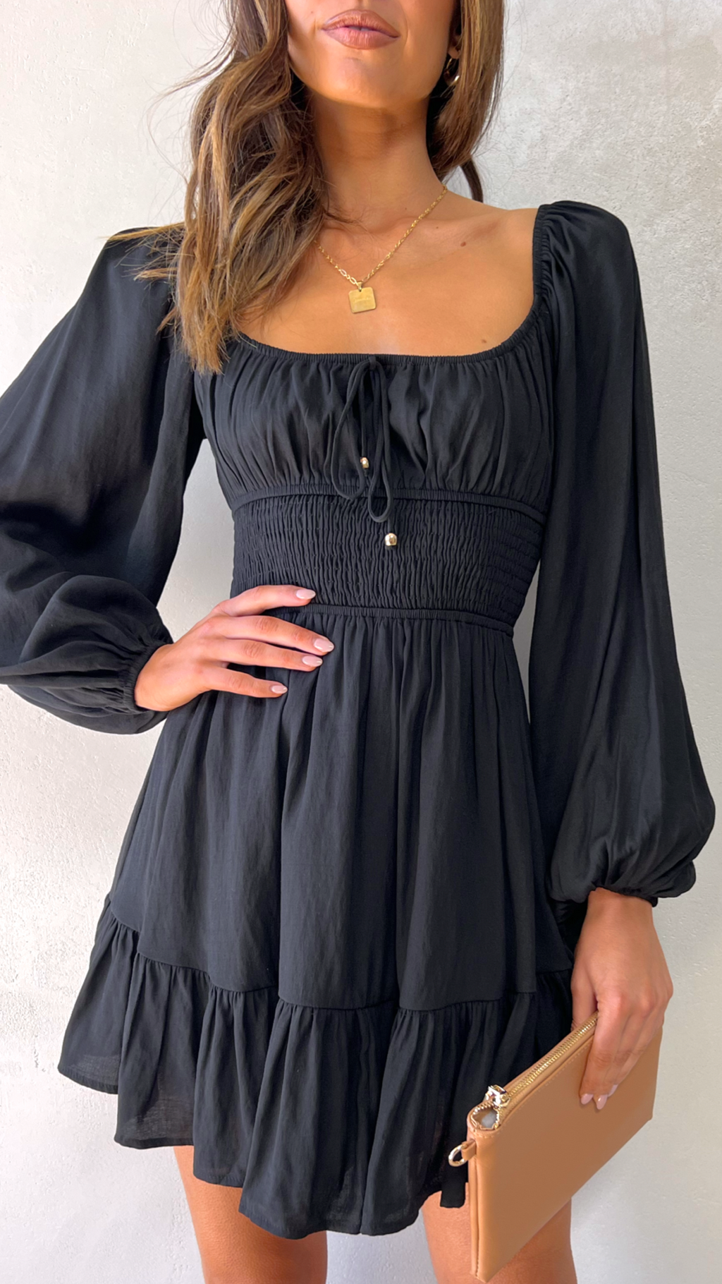 Parry Mini Dress - Black