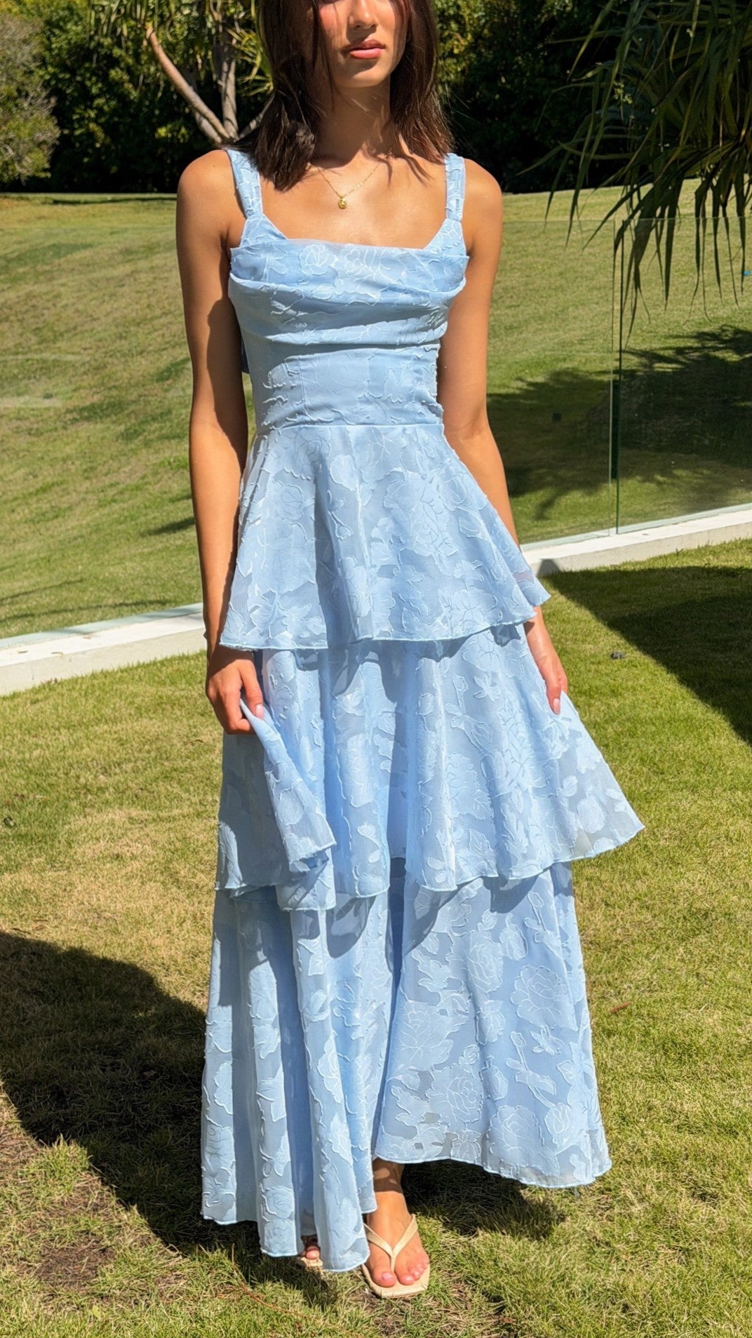 Macy Maxi Dress - Blue - Billy J