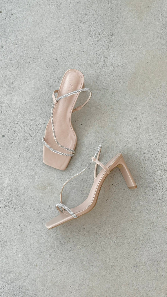 Kaye Heels - Nude Diamante - Billy J