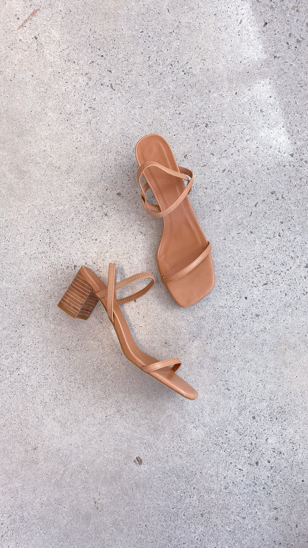 Balton Mule Heel - Sugar Brown / Natural - Billy J