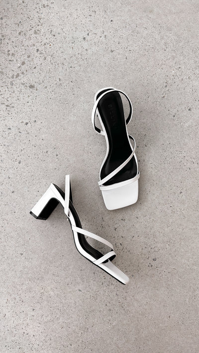 Load image into Gallery viewer, Cailan Heel - White - Billy J
