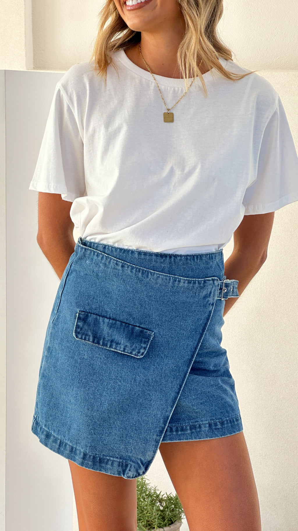 Winslow Skirt - Denim - Billy J