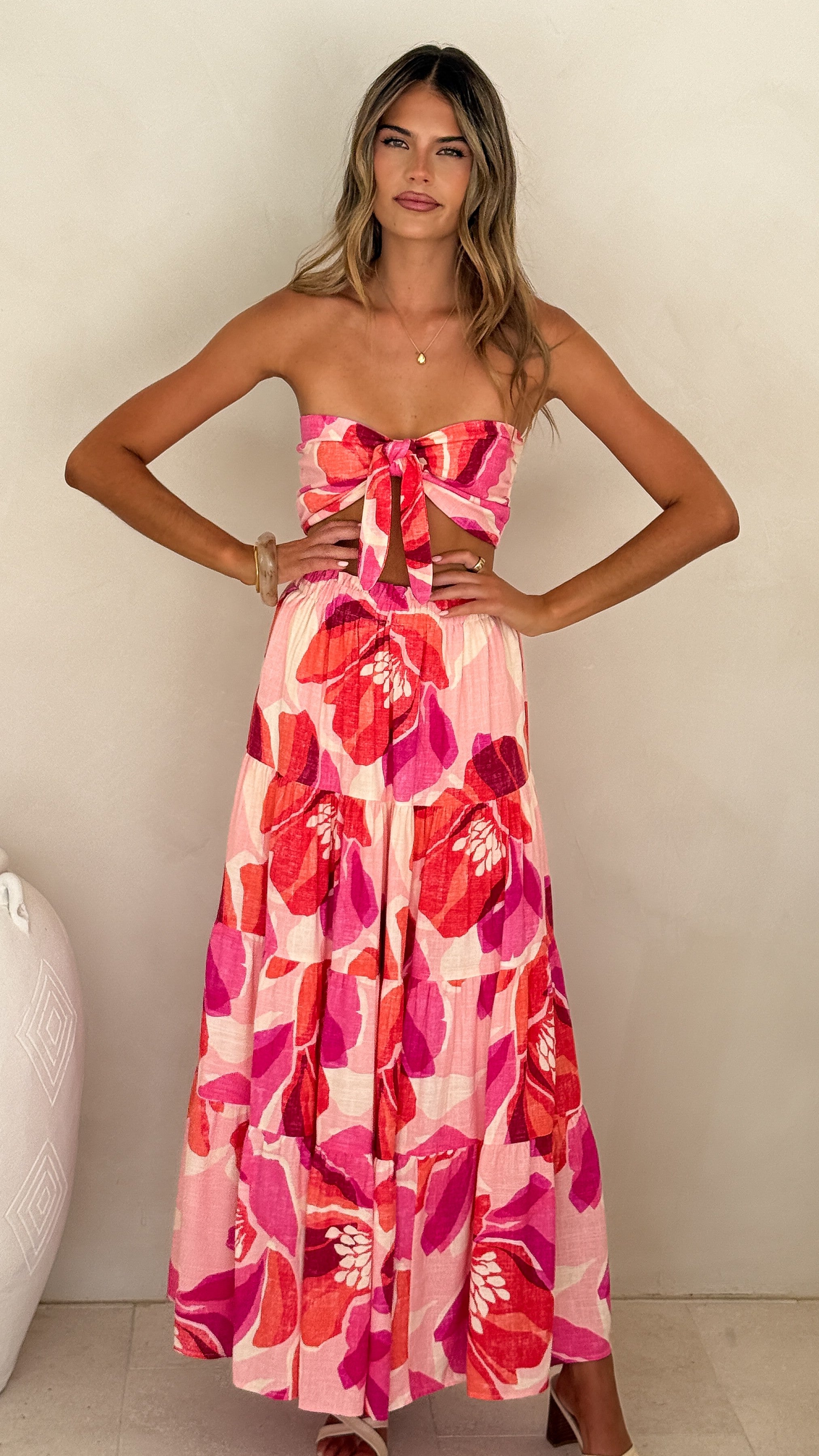 Melanie Maxi Skirt - Rosalie Print - Billy J