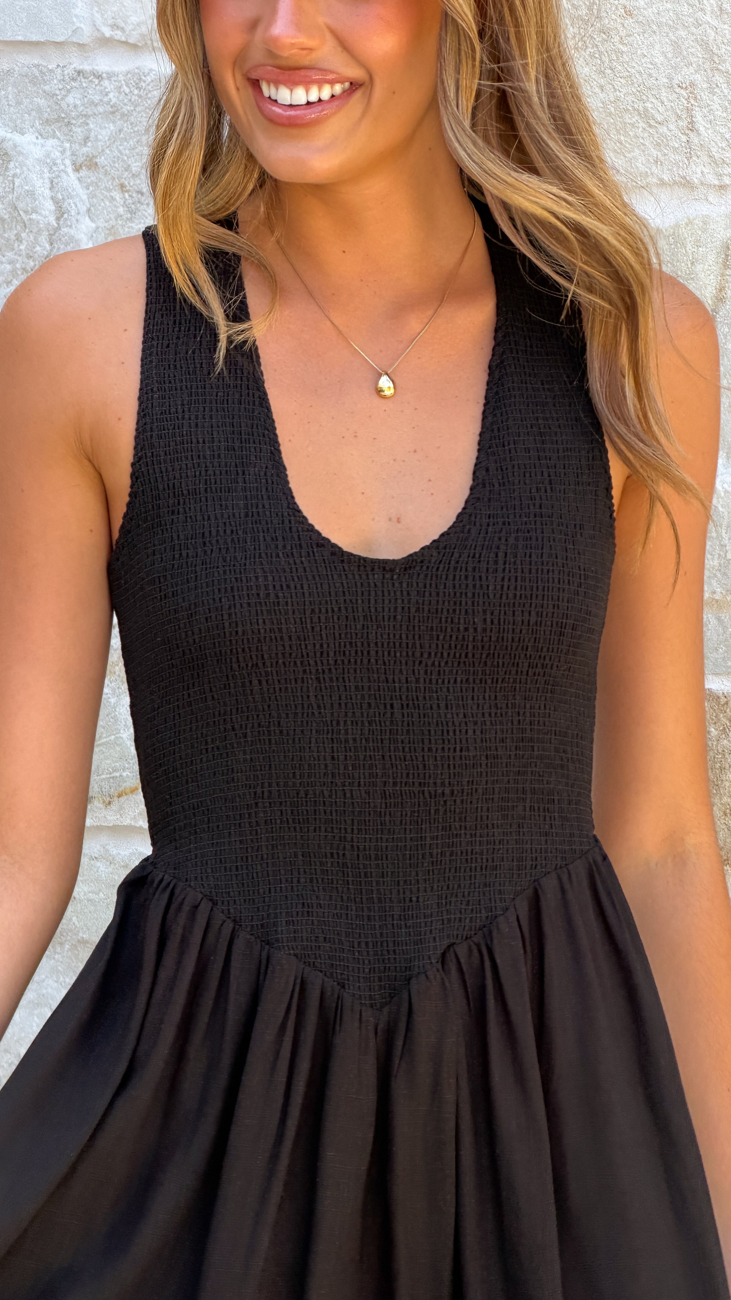 Amira Maxi Dress - Black - Billy J