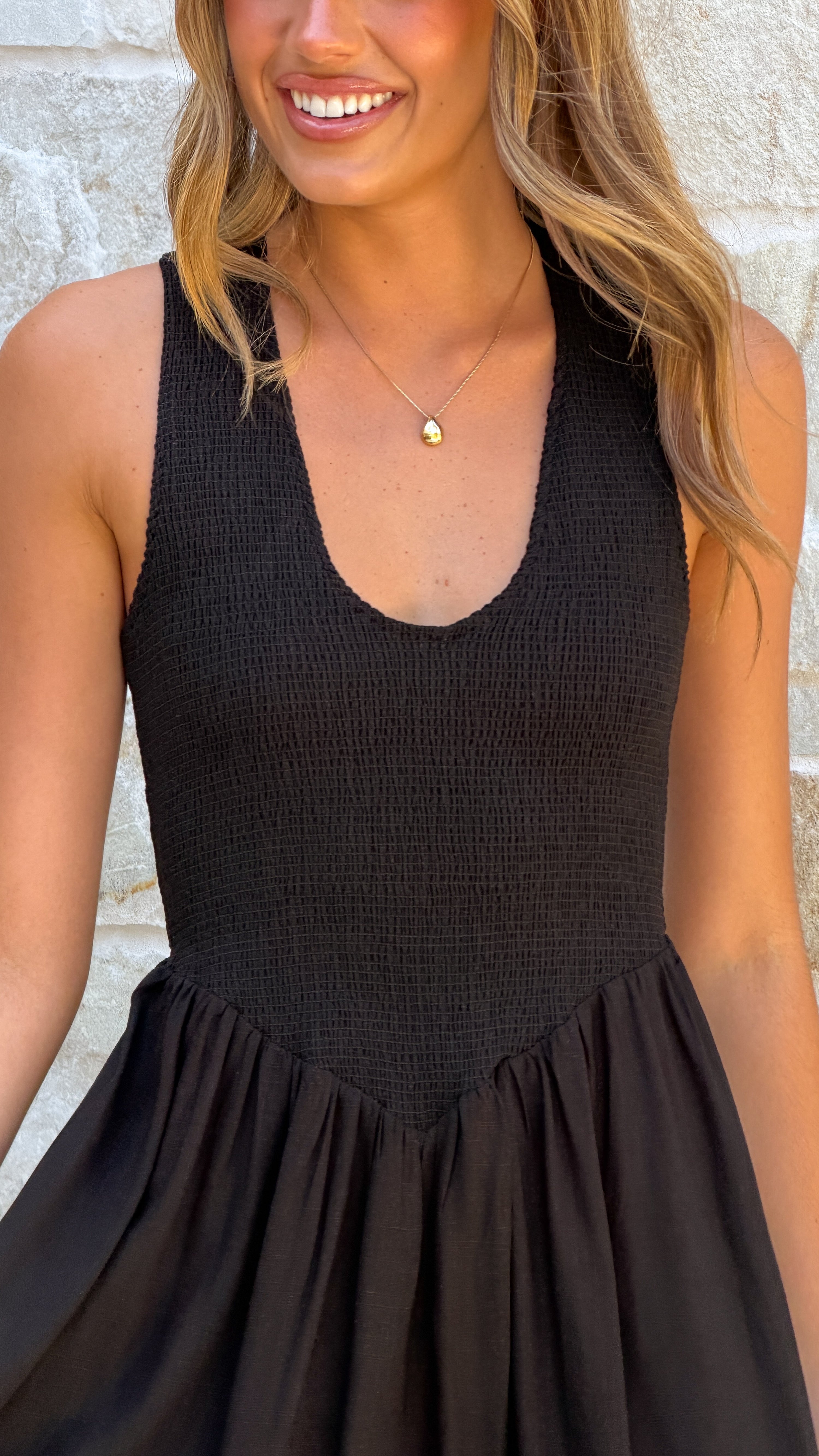Amira Maxi Dress - Black - Billy J