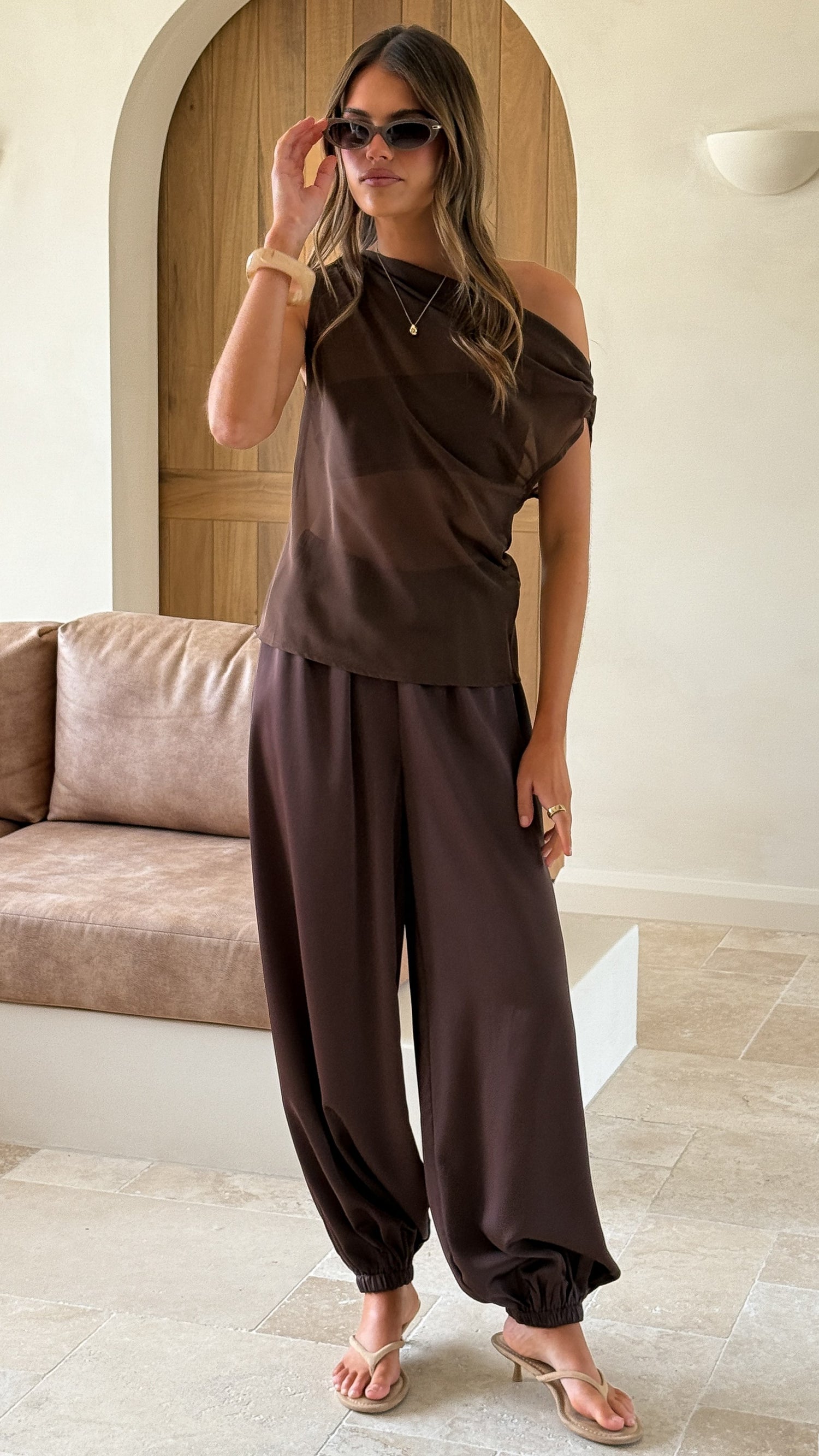 Ariella Pants - Chocolate - Billy J