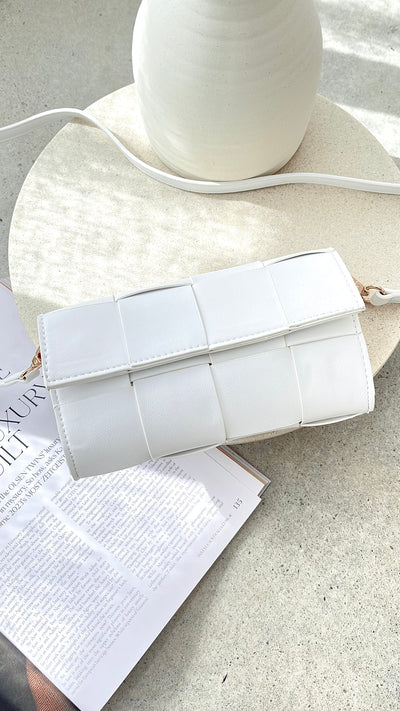 Load image into Gallery viewer, Brit Crossbody Bag - White - Billy J
