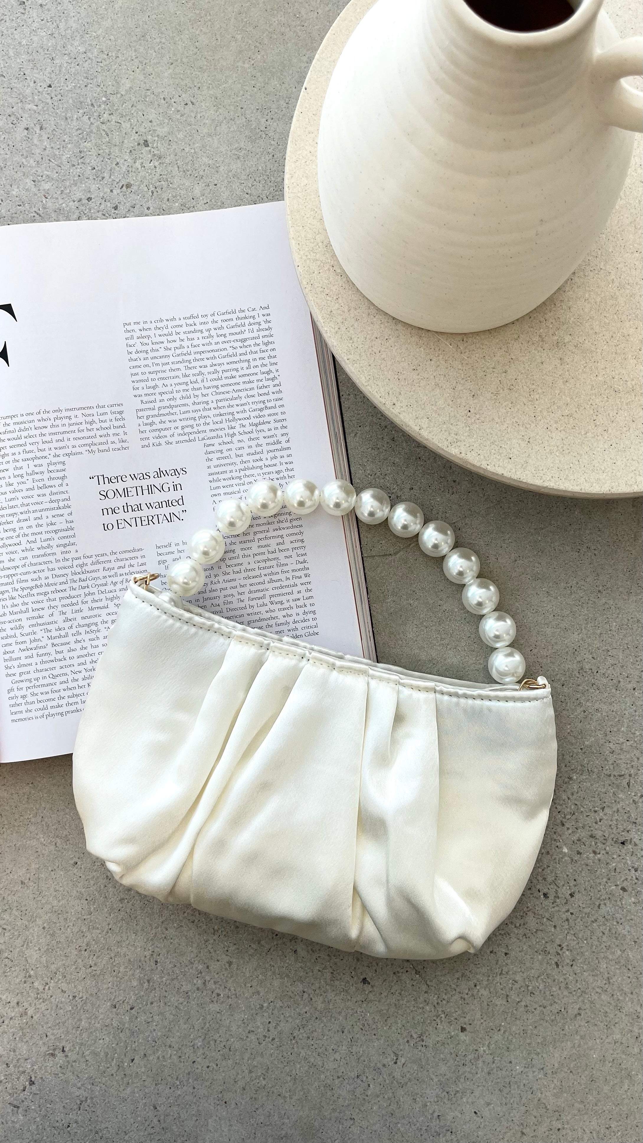 Hepburn Purse - Ivory - Billy J