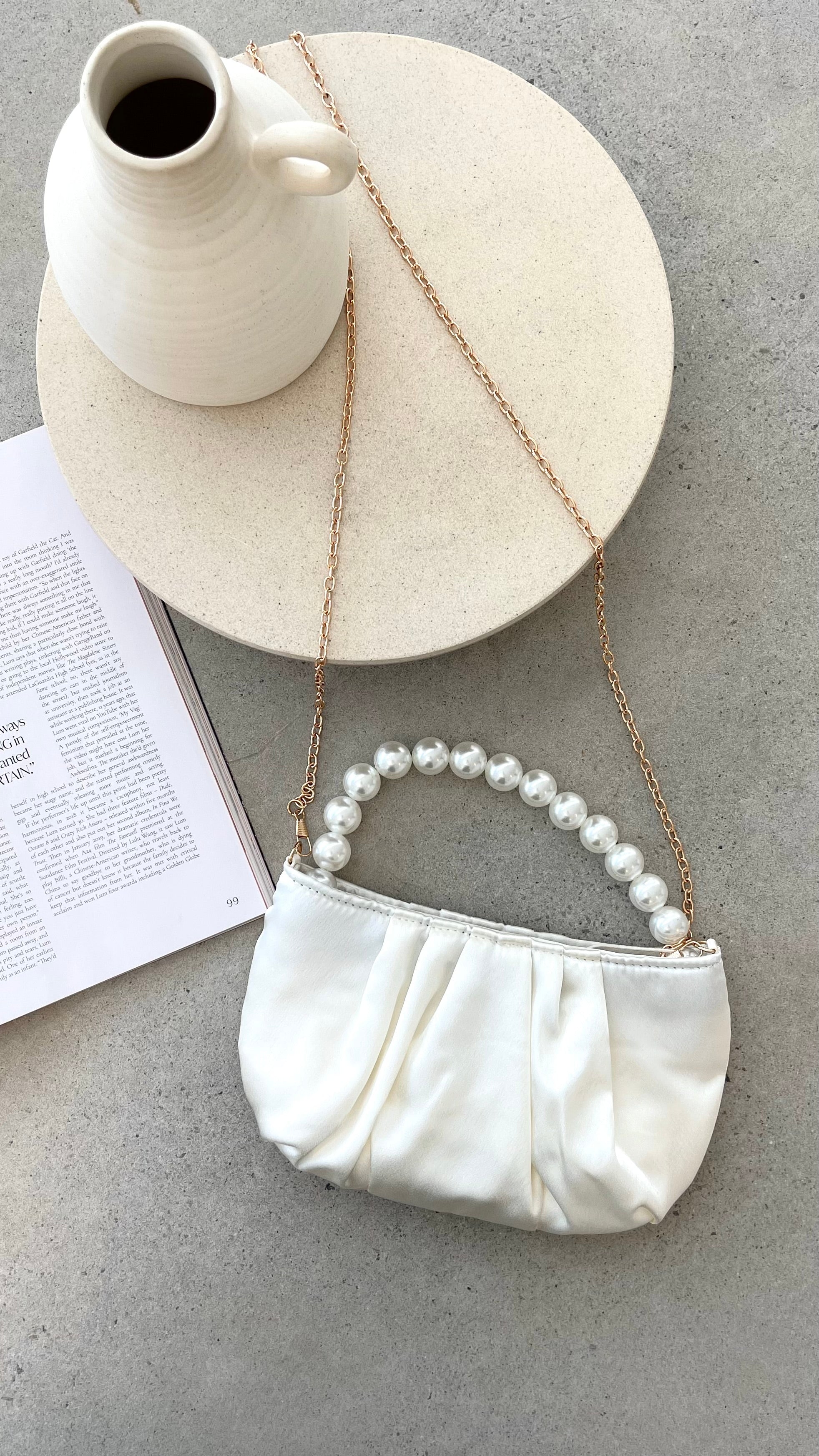 Hepburn Purse - Ivory - Billy J