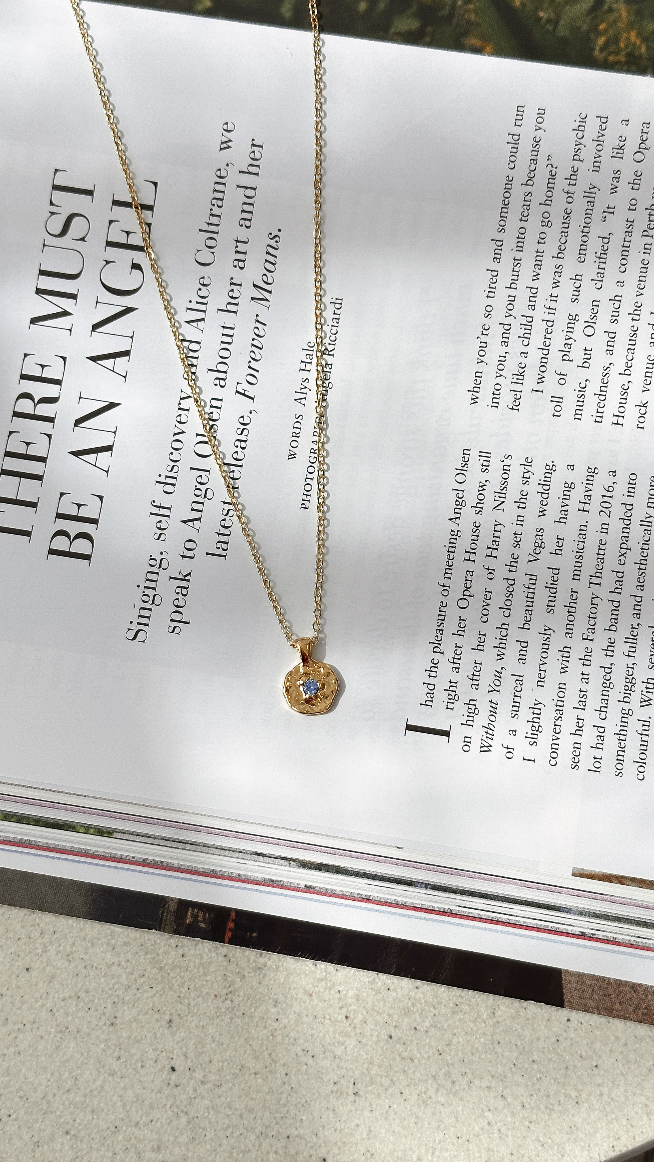 September Birthstone Necklace - Sapphire - Billy J