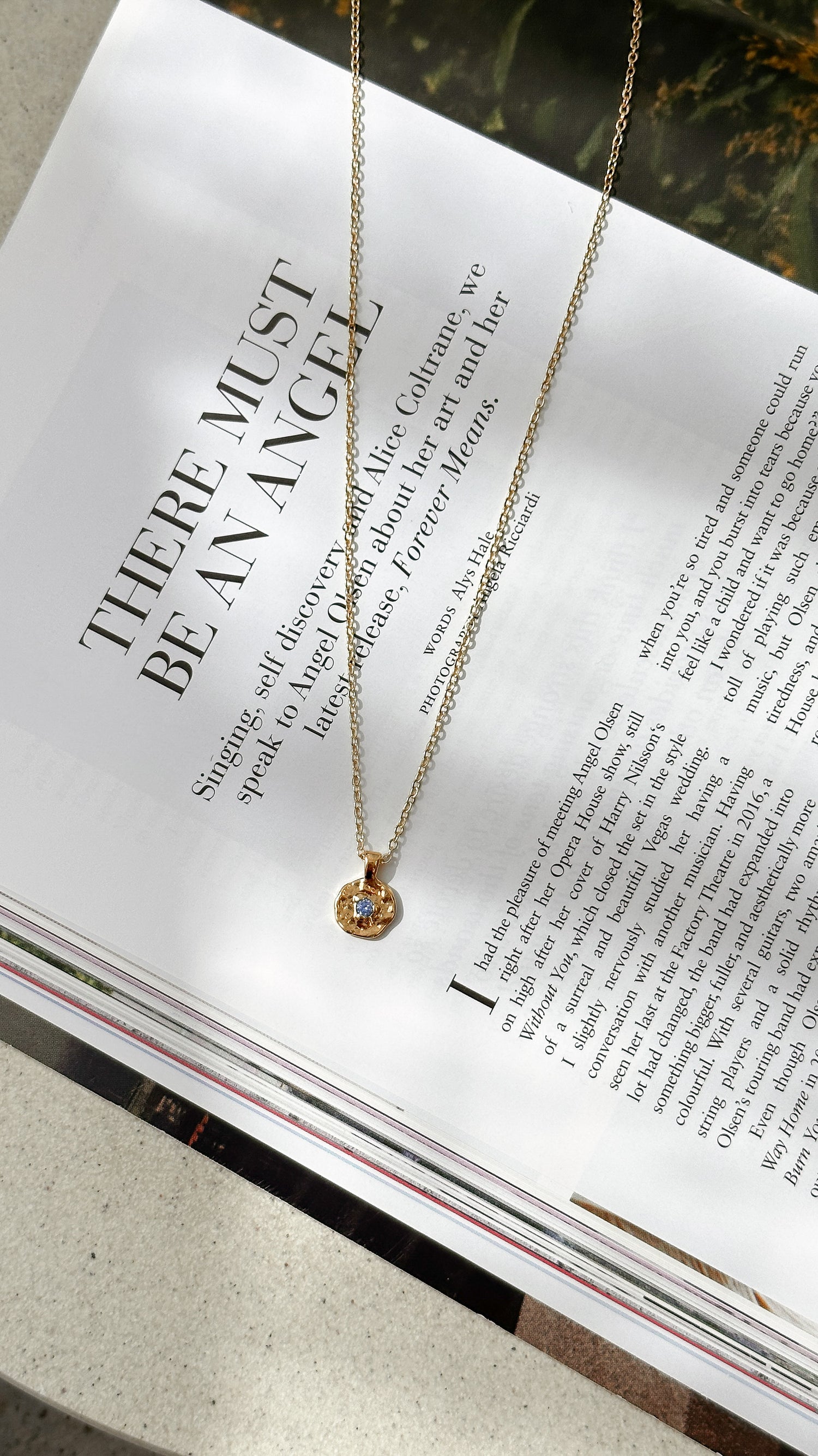 September Birthstone Necklace - Sapphire - Billy J