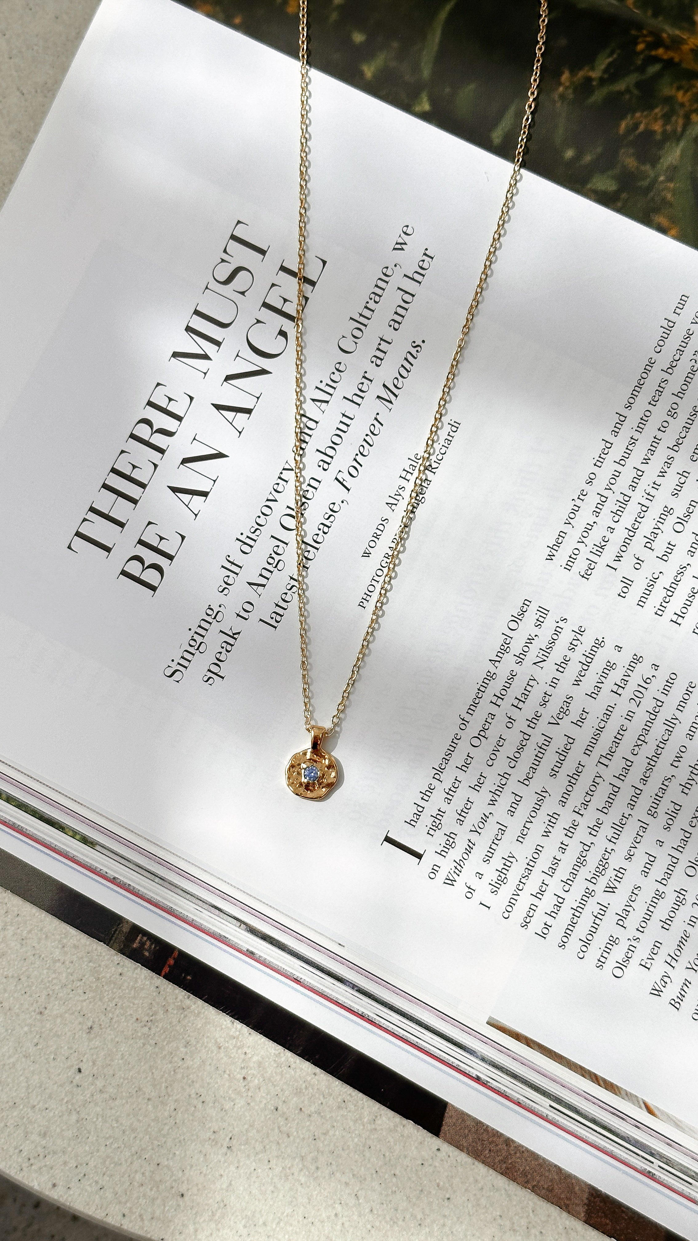 September Birthstone Necklace - Sapphire - Billy J