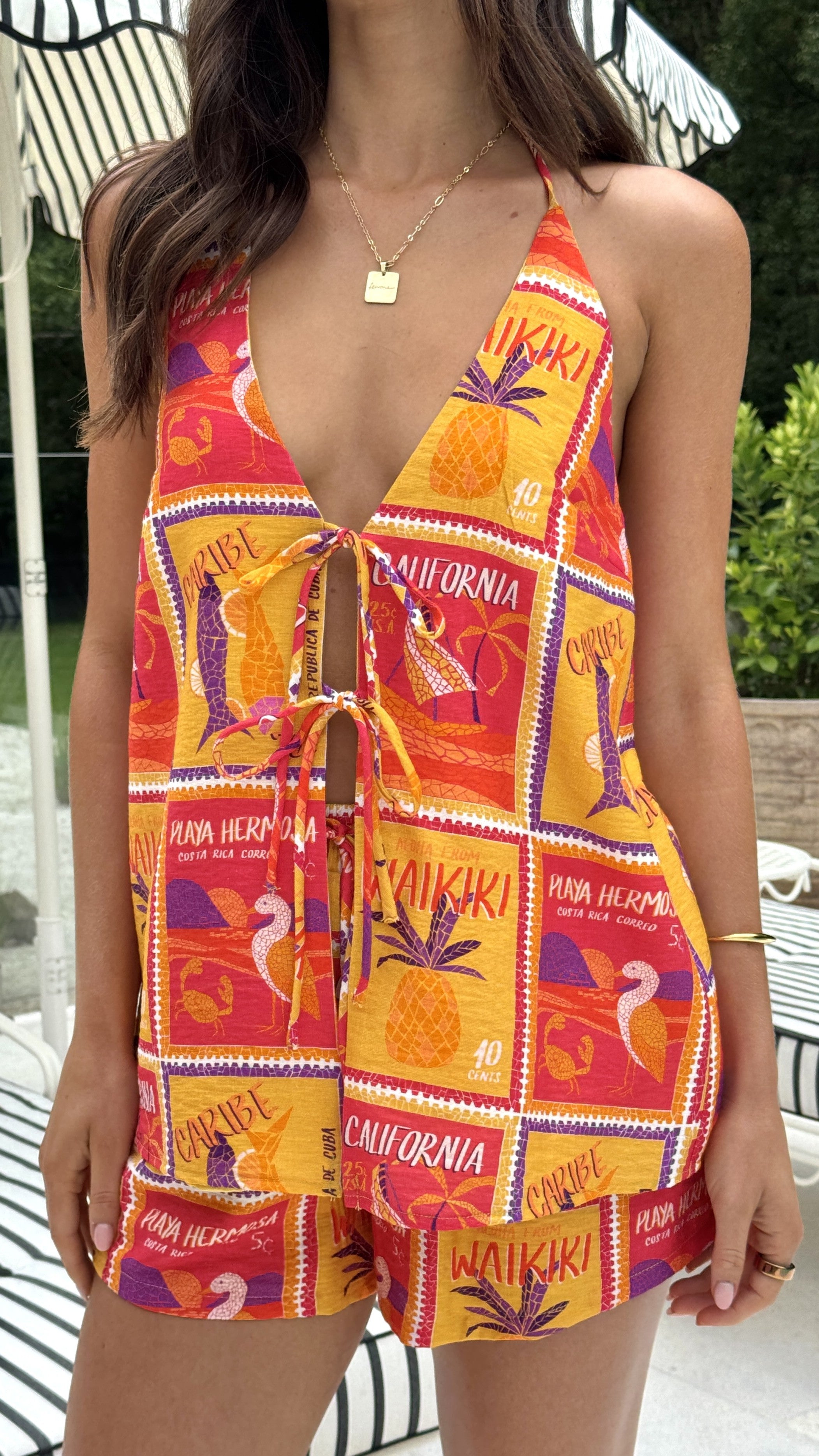 Octavia Shorts - Aloha Orange - Billy J