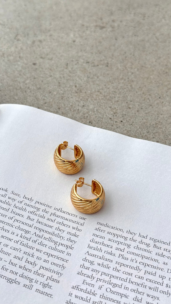 Ziggy Earrings - Gold - Billy J