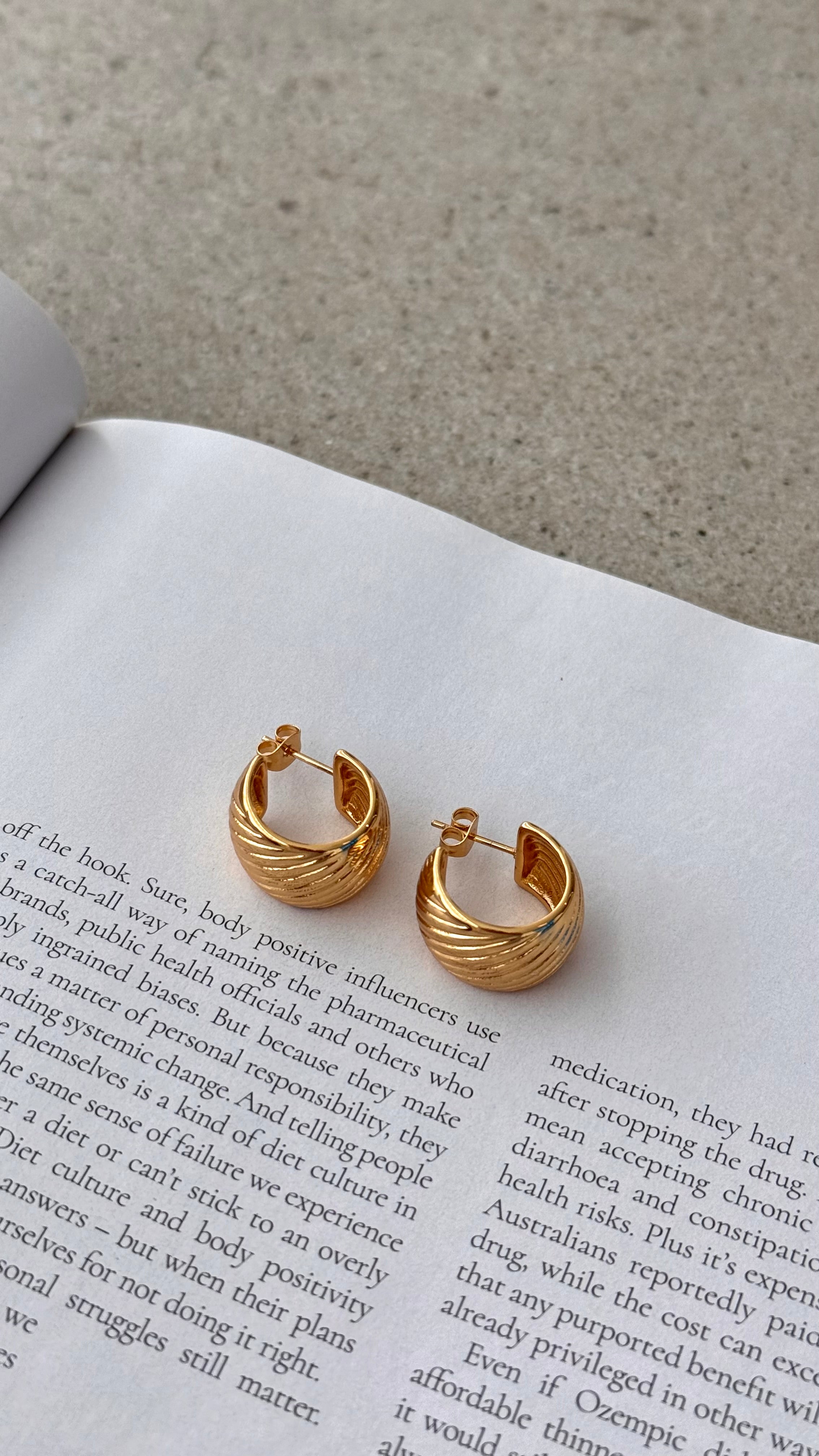 Ziggy Earrings - Gold - Billy J