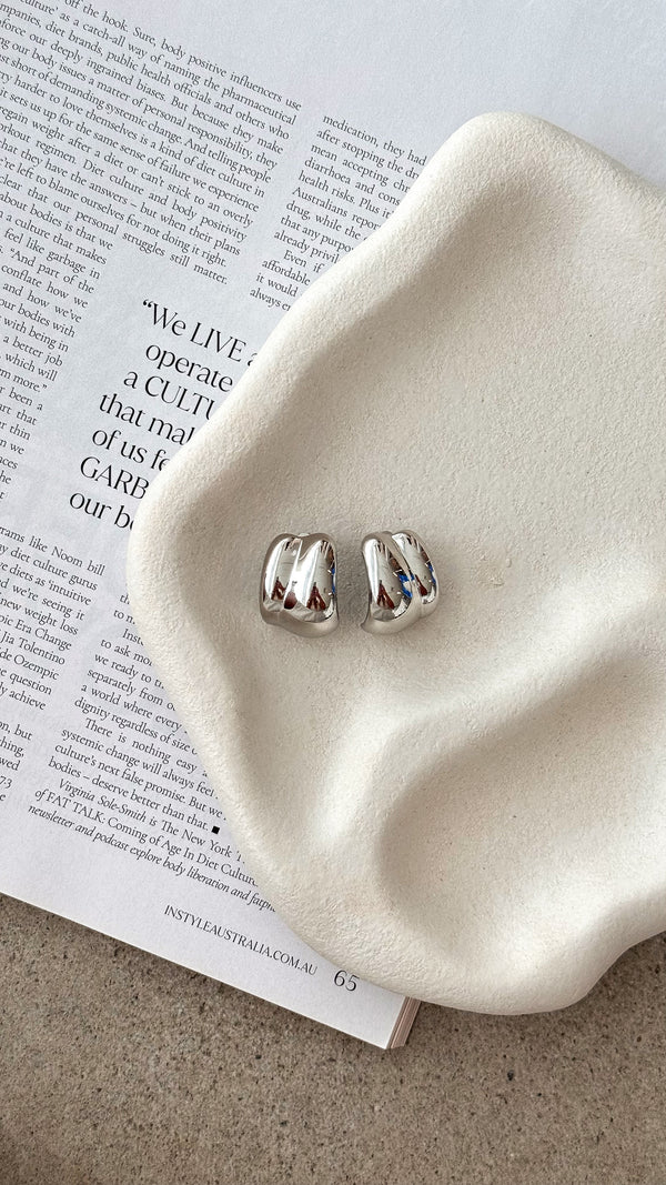 Kiara Earrings - Silver - Billy J