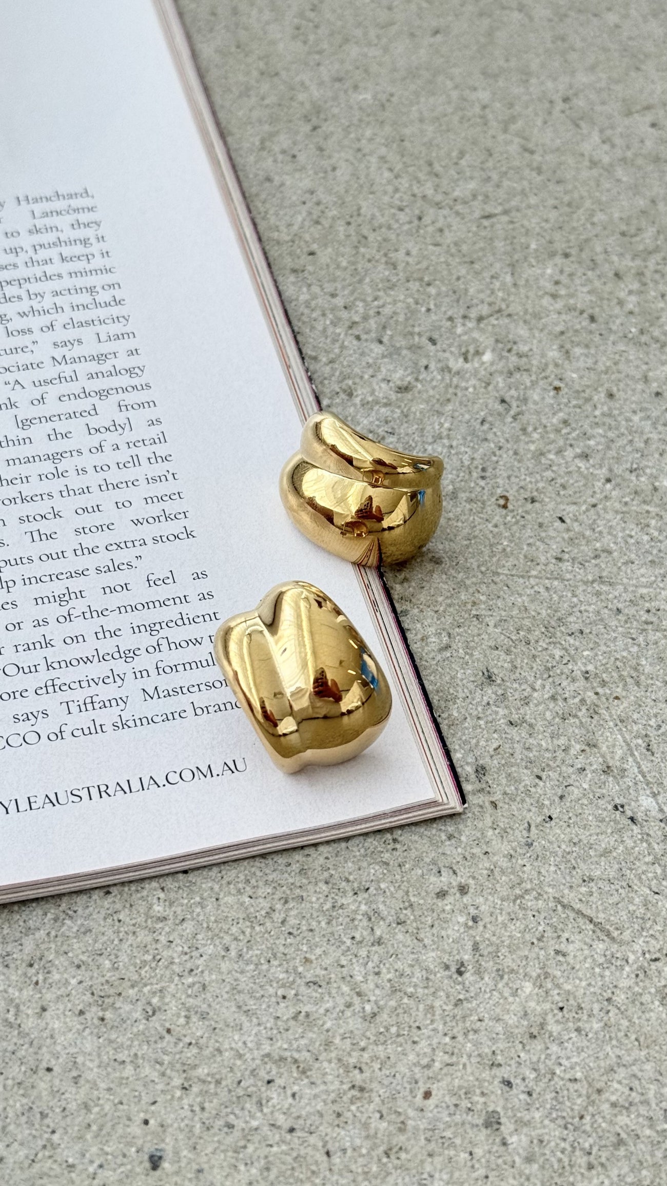 Kiara Earrings - Gold - Billy J