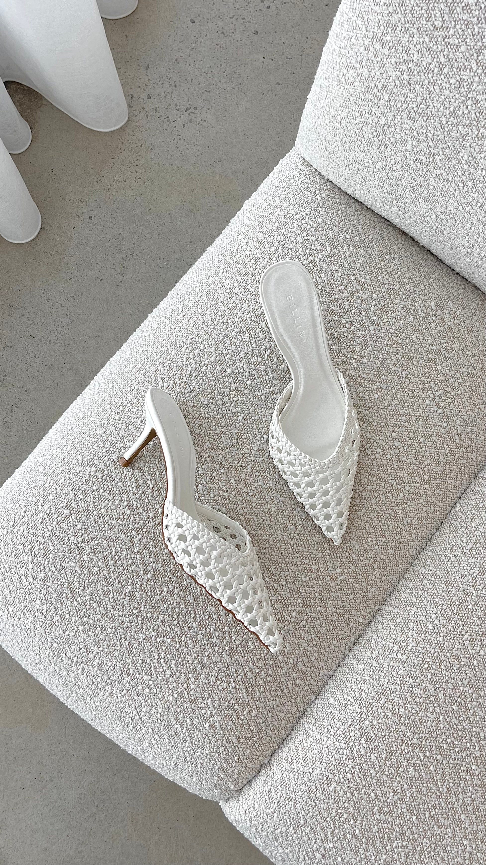 Dottie Heel - White - Billy J