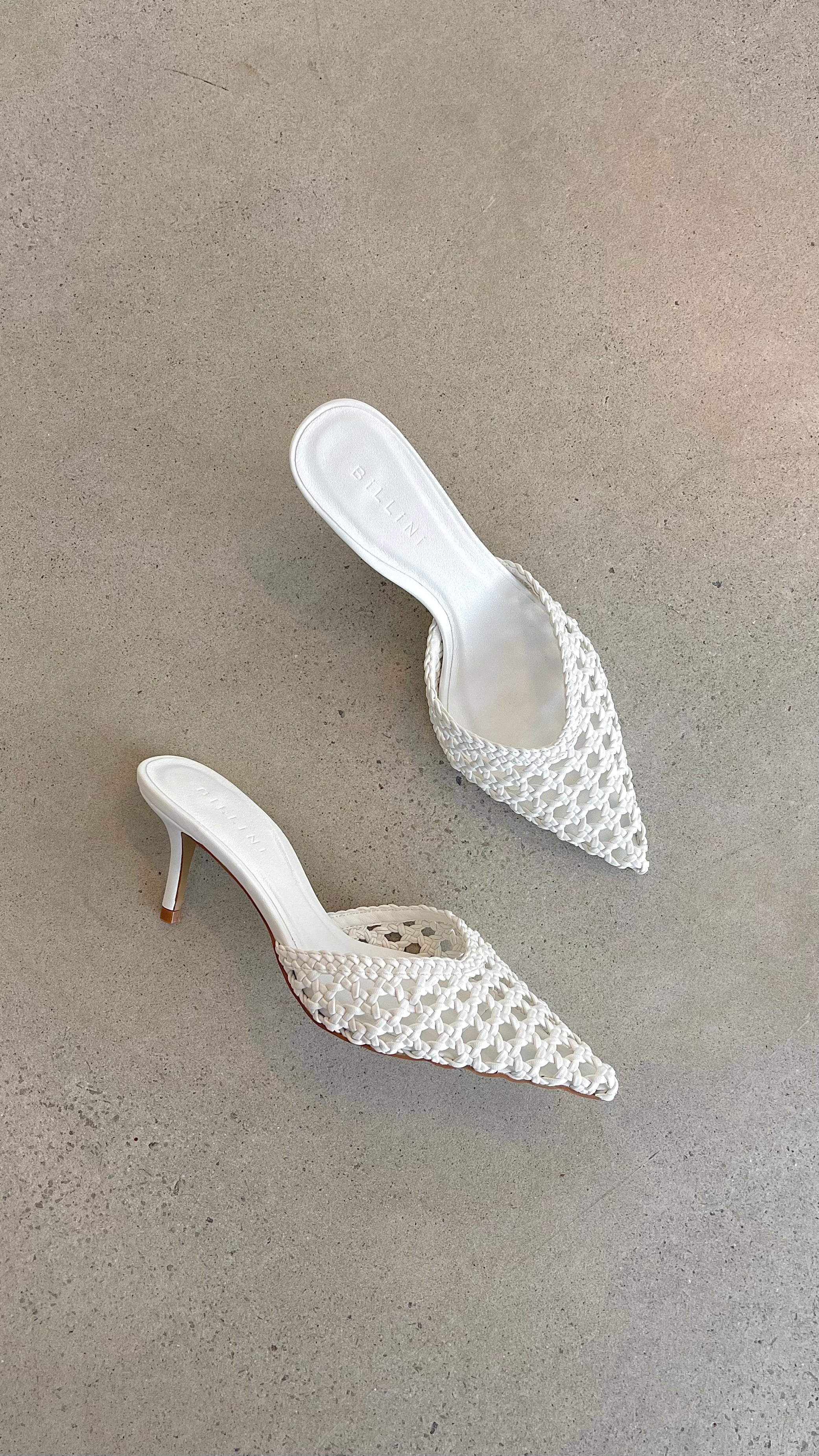 Dottie Heel - White - Billy J