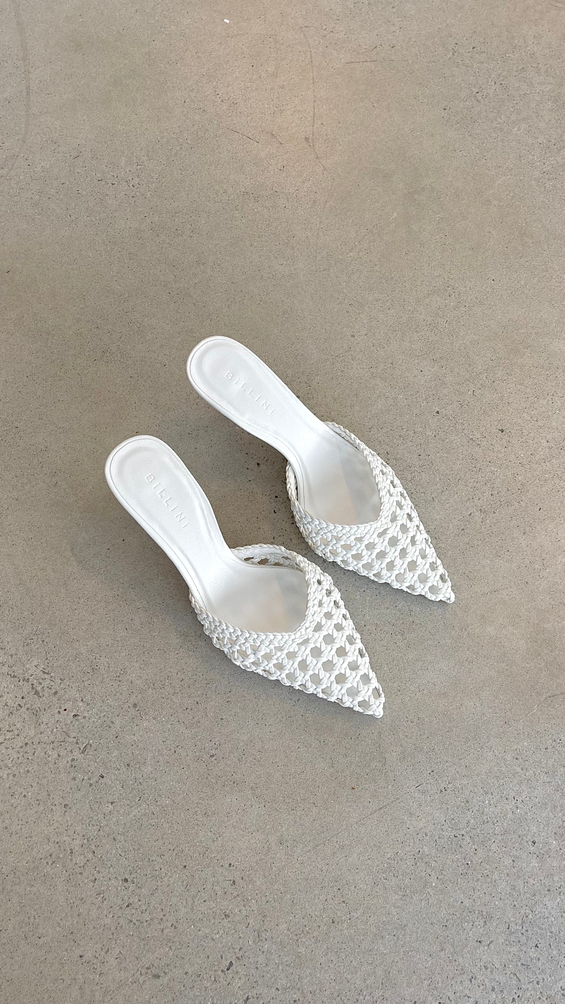 Dottie Heel - White - Billy J