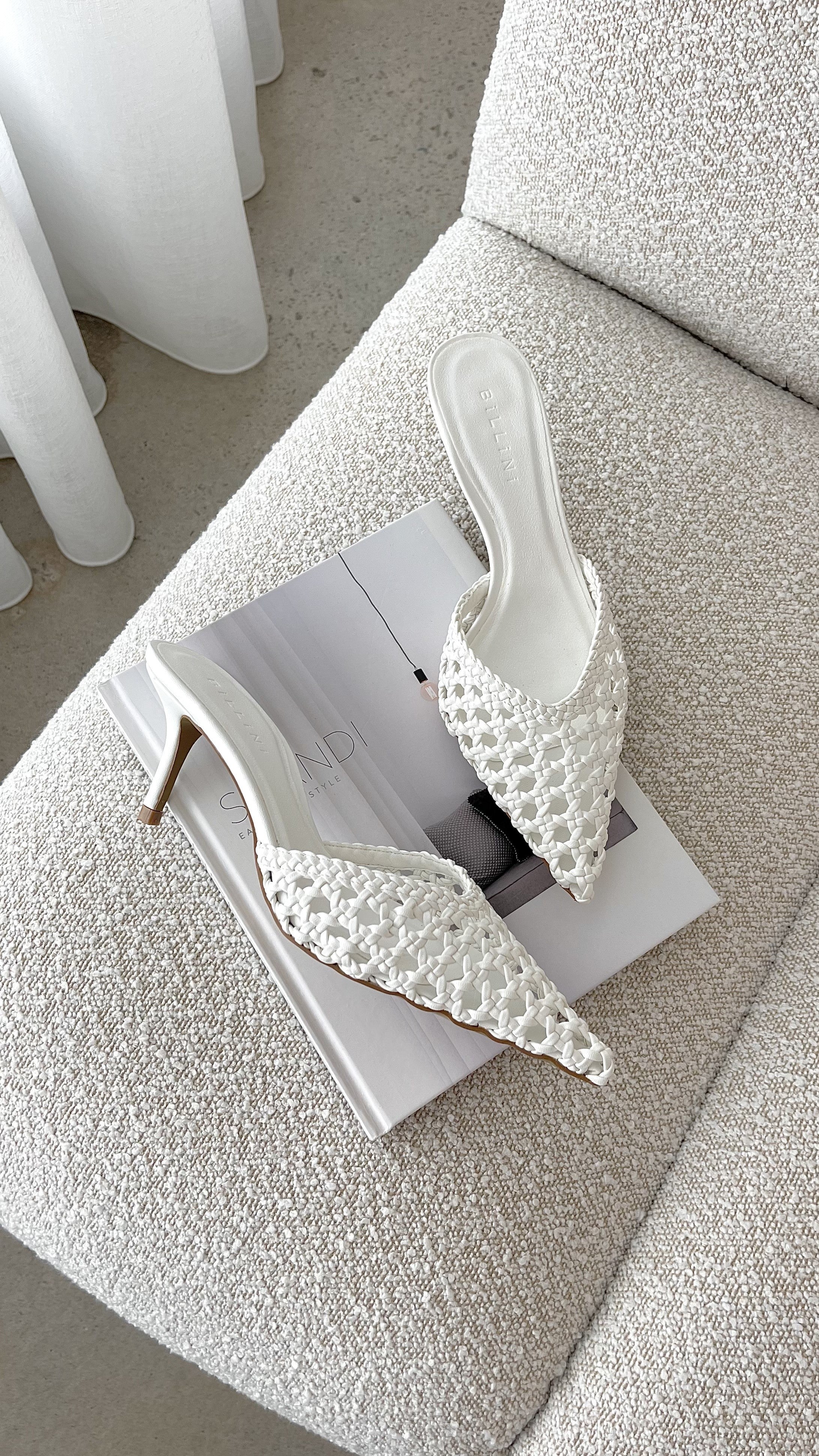 Dottie Heel - White - Billy J