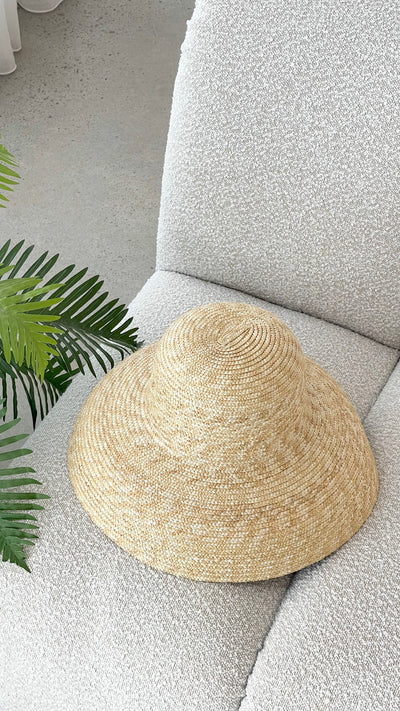 Load image into Gallery viewer, Caley Hat - Raffia Straw - Billy J
