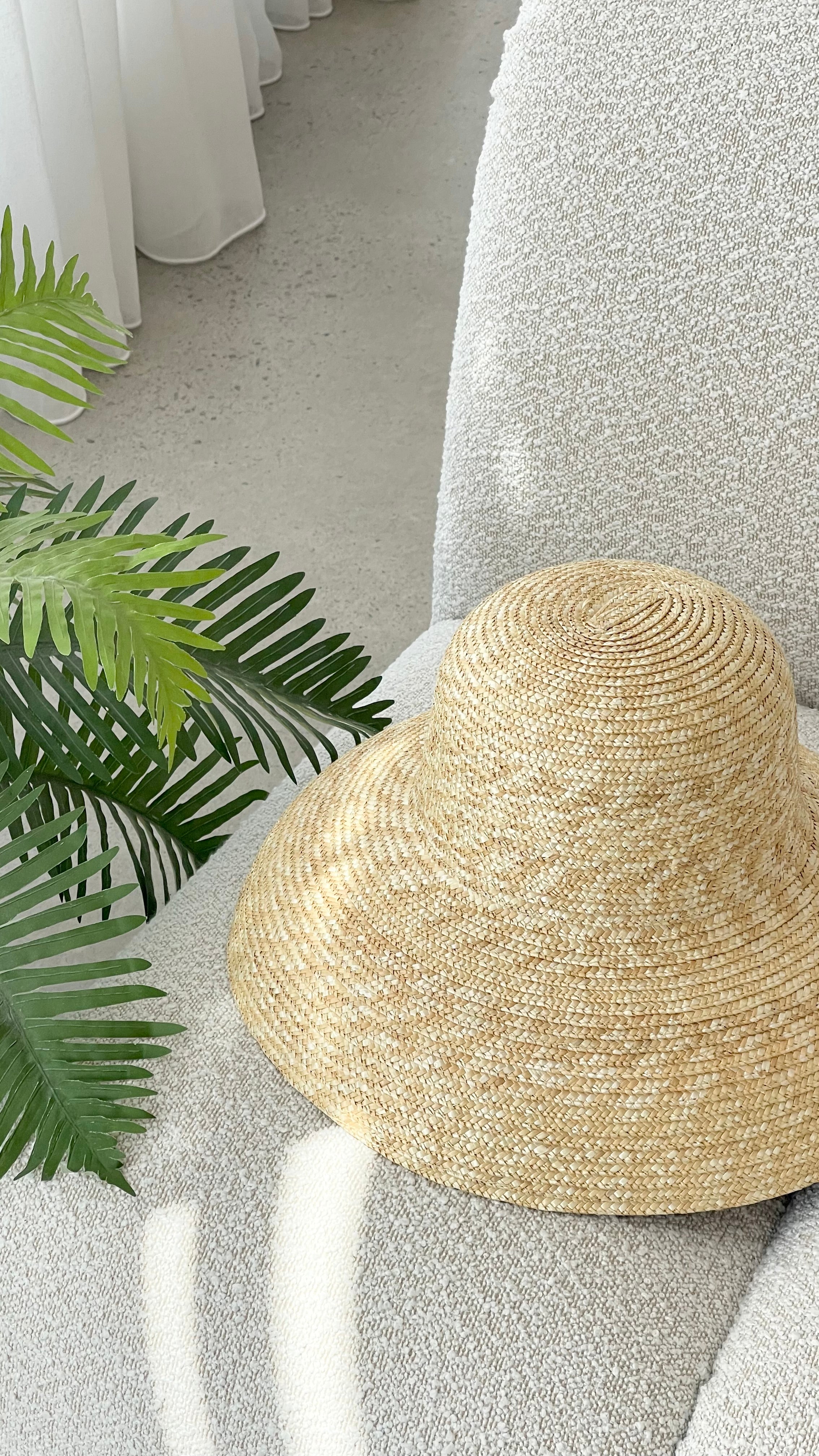 Caley Hat - Raffia Straw - Billy J