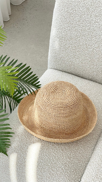 Load image into Gallery viewer, Calantha Hat - Raffia Straw - Billy J
