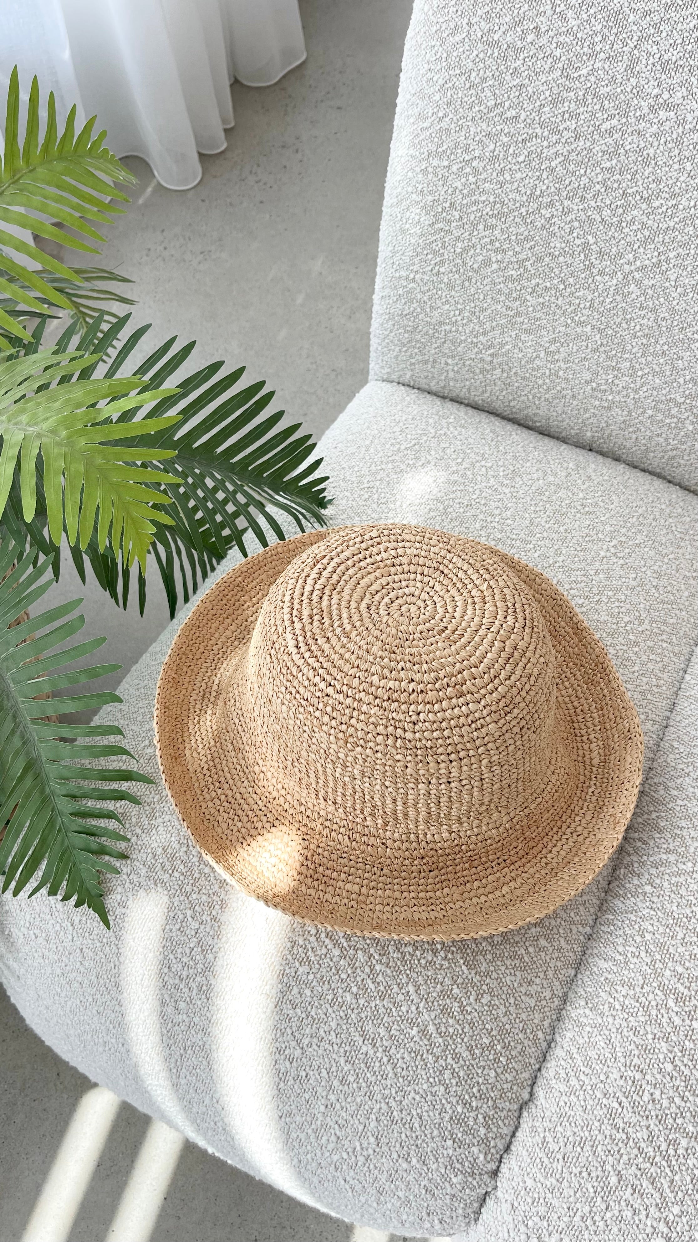 Calantha Hat - Raffia Straw - Billy J