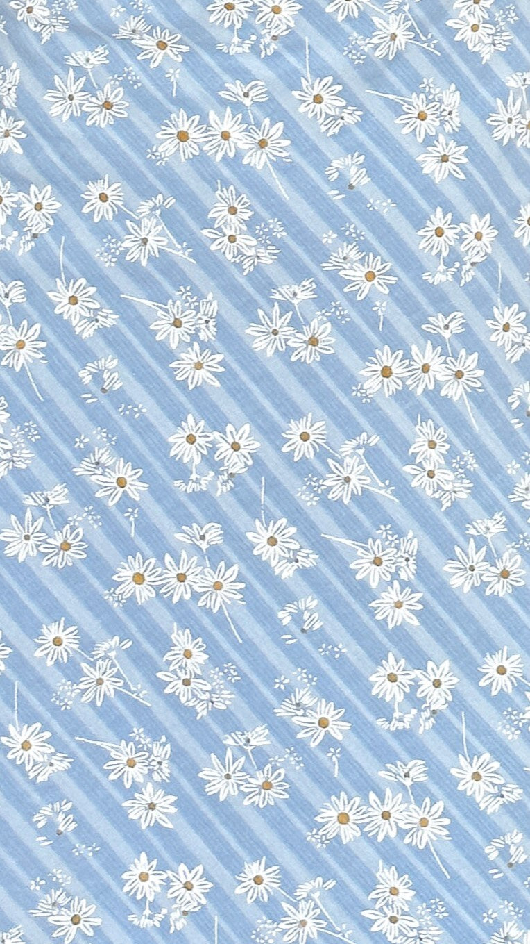 Delilah Mini Dress - Blue/ White Floral - Billy J
