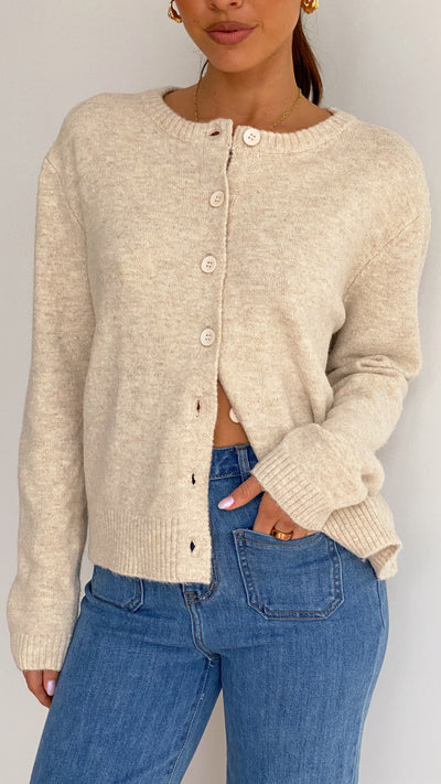 Load image into Gallery viewer, Carinna Knit Jumper - Beige - Billy J
