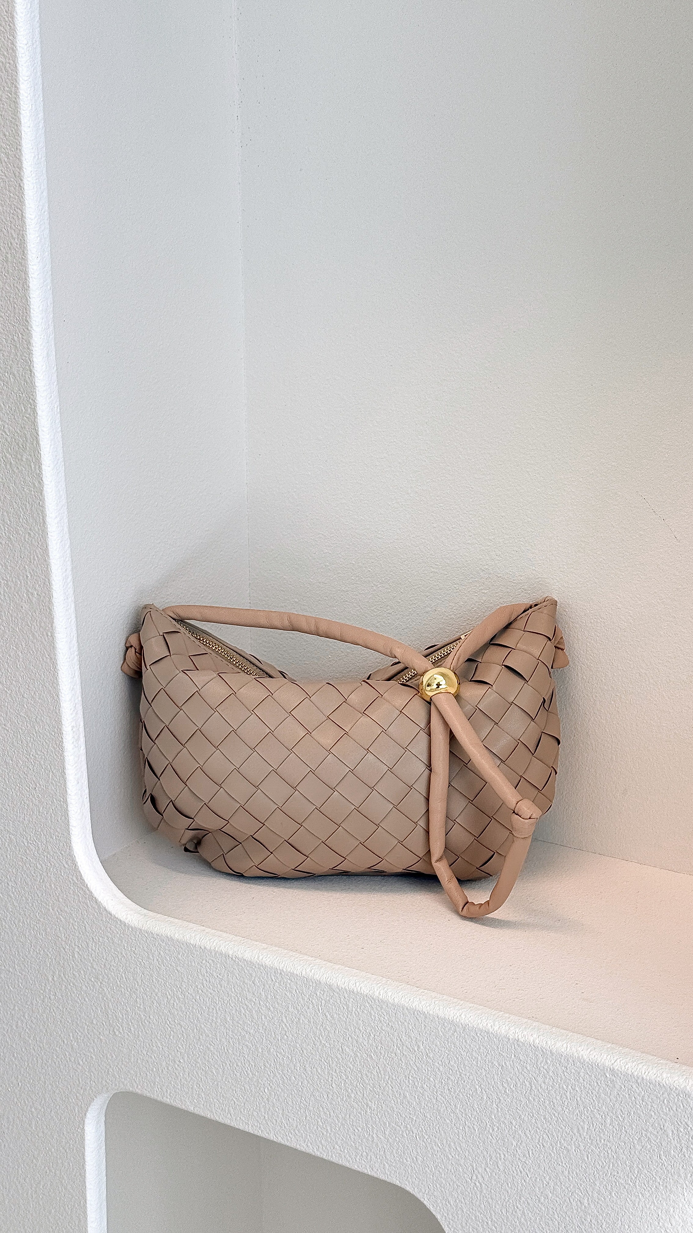 Kacey Handle Bag - Stone - Billy J