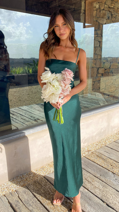 Load image into Gallery viewer, Keira Maxi Dress - Emerald - Billy J
