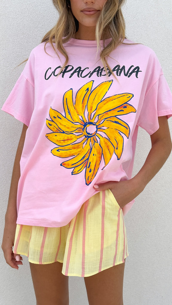 Copacabana Top and Shorts Set - Banana - Billy J