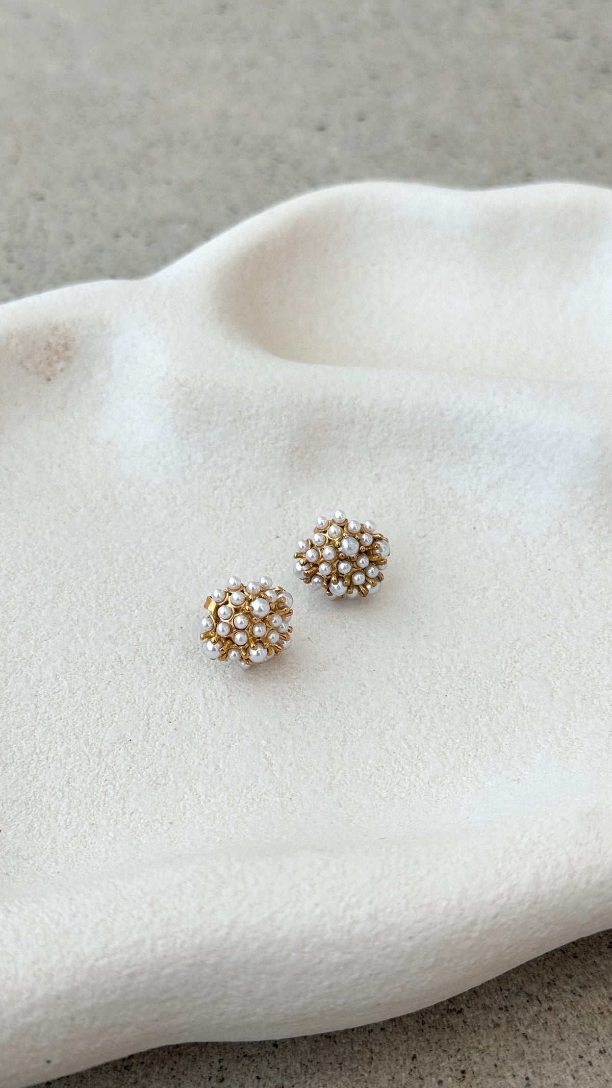 Yatima 18K Gold Earrings - Gold / Pearl - Billy J