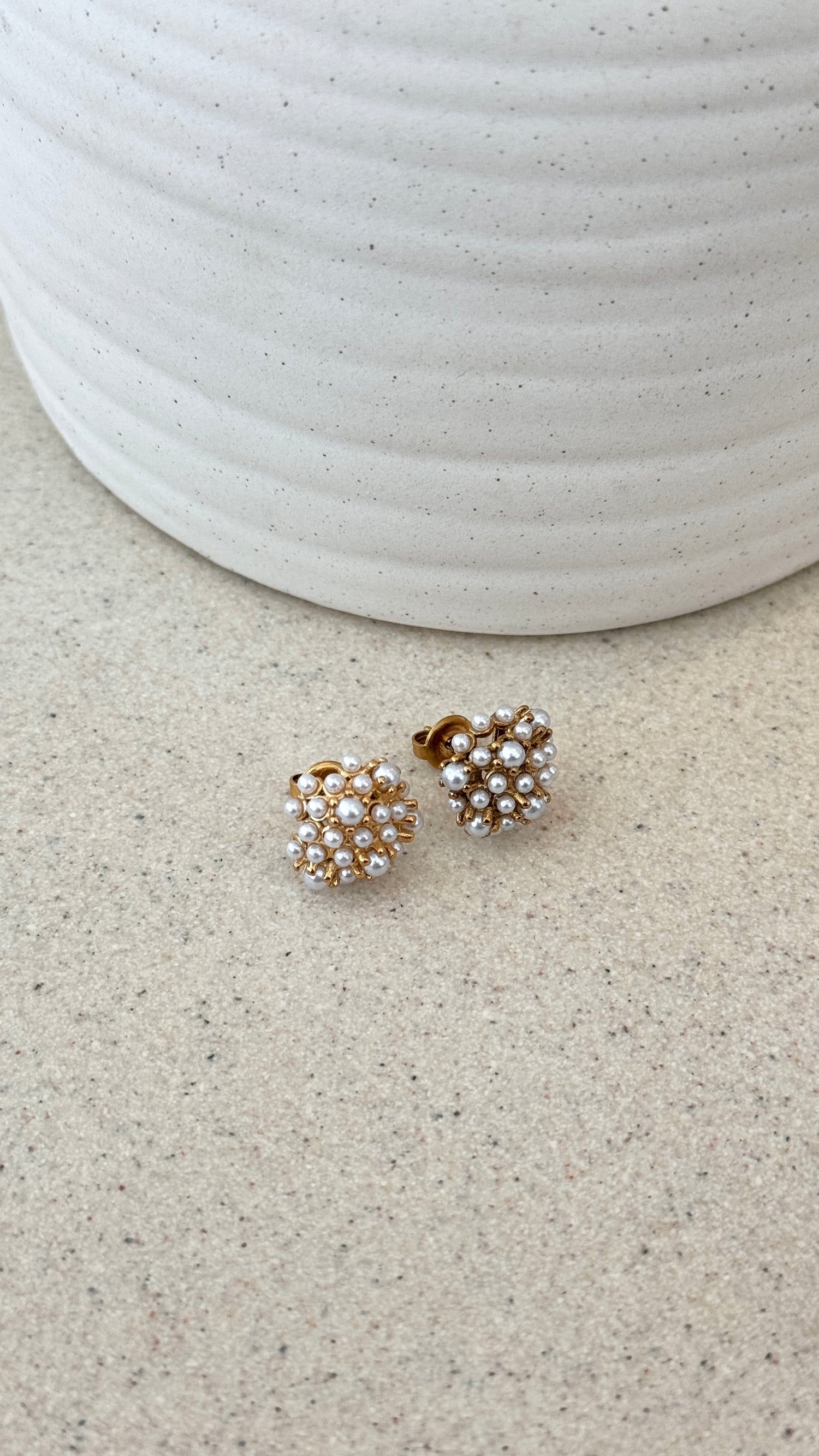 Yatima 18K Gold Earrings - Gold / Pearl - Billy J