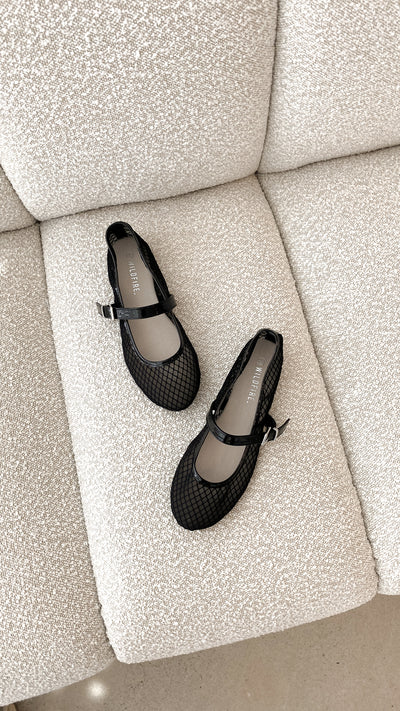 Load image into Gallery viewer, Andesine Ballet Flat - Black
