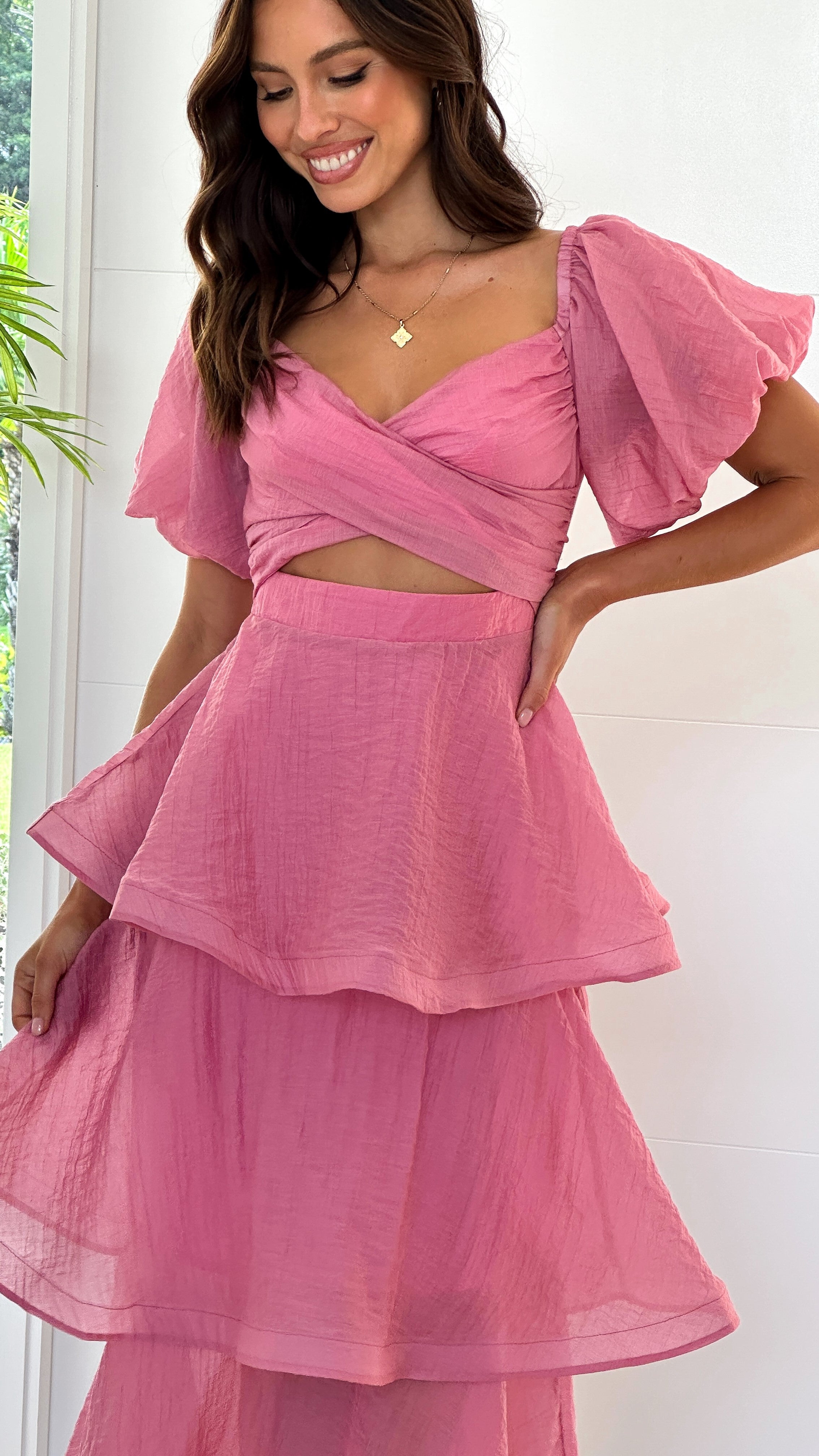 Casey Maxi Dress - Pink