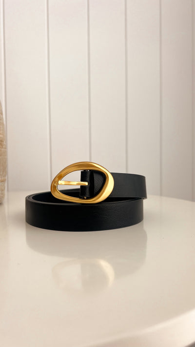 Load image into Gallery viewer, Jacory Belt - Black / Gold - Billy J
