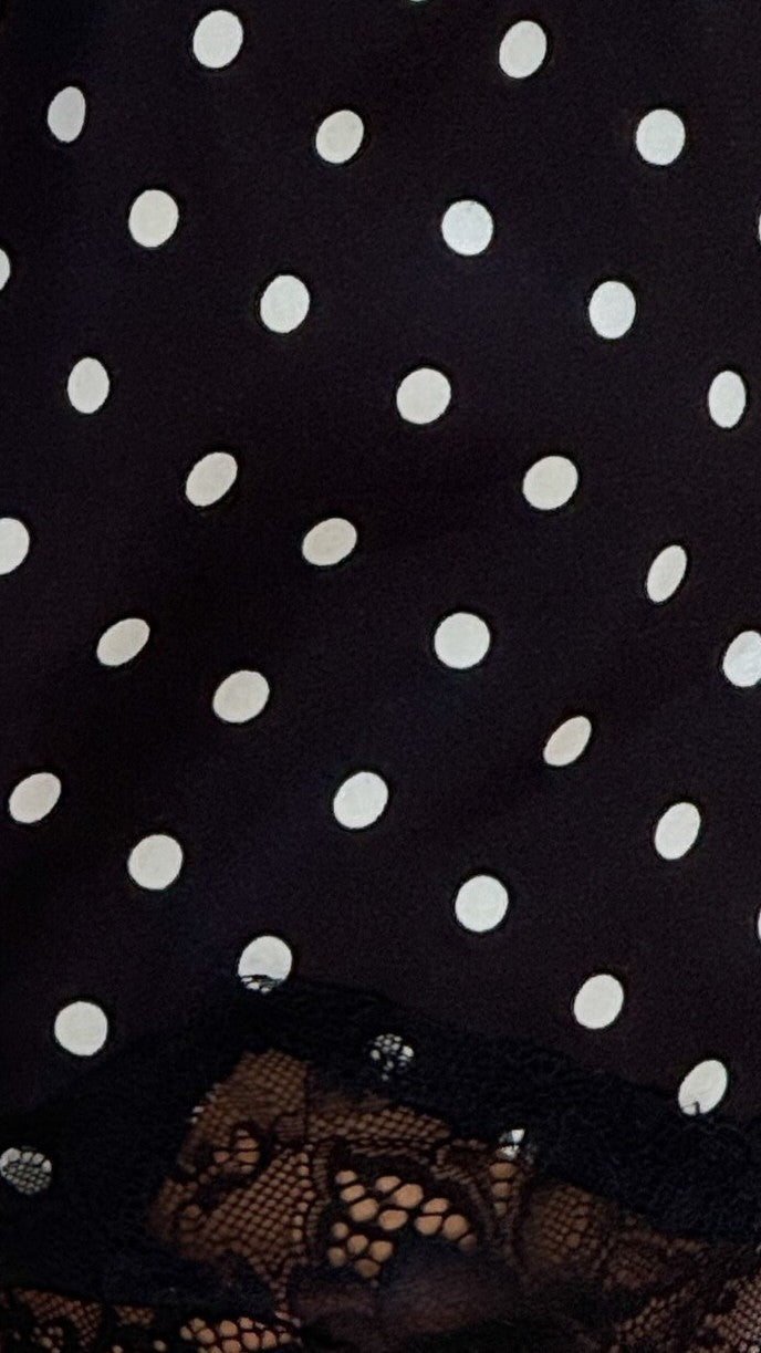 Makoa Lace Shorts - Black/White Polka - Billy J