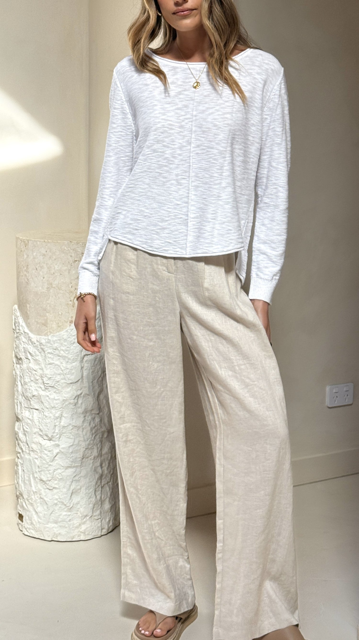 Sacha Top - White - Billy J