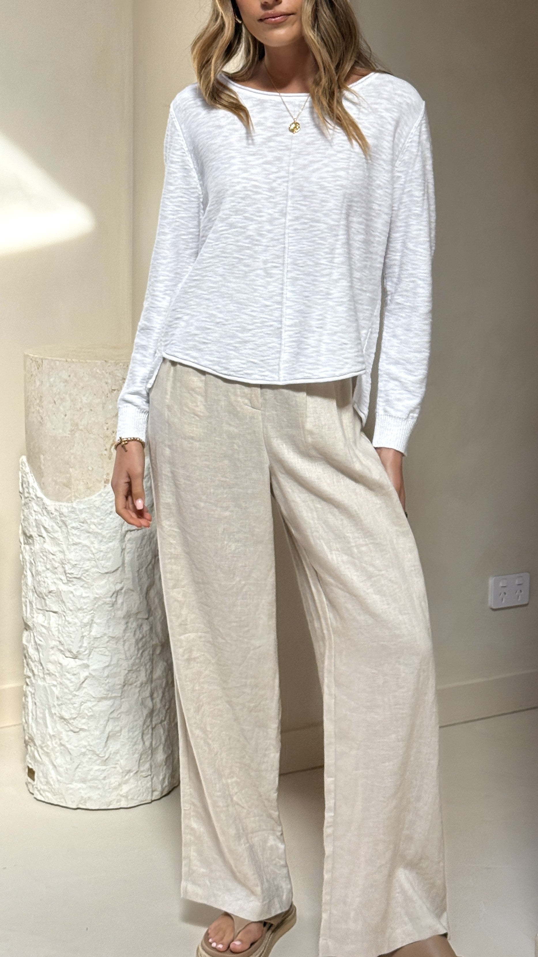 Sacha Top - White - Billy J