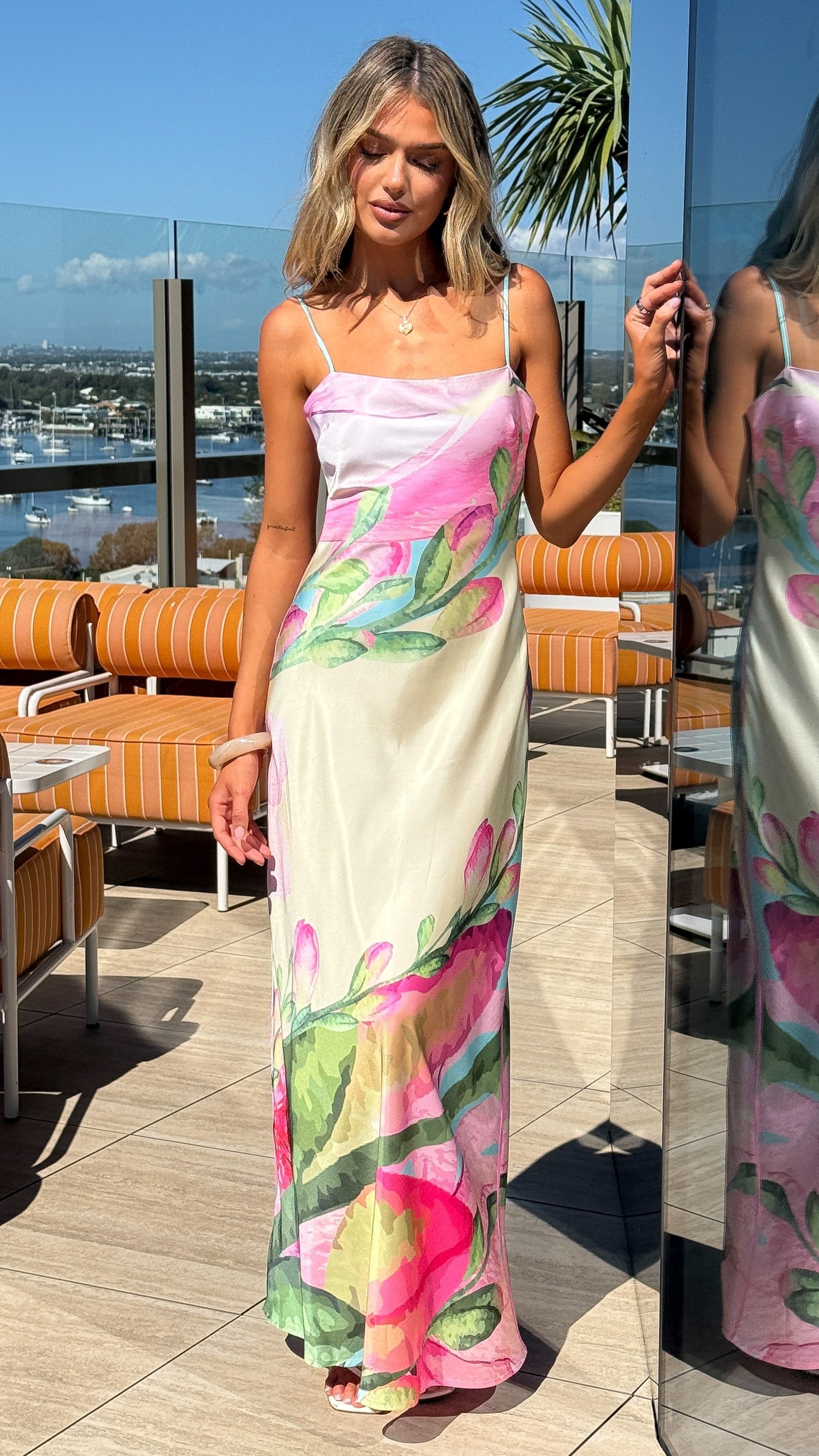 Mazi Maxi Dress - Spring Floral - Billy J