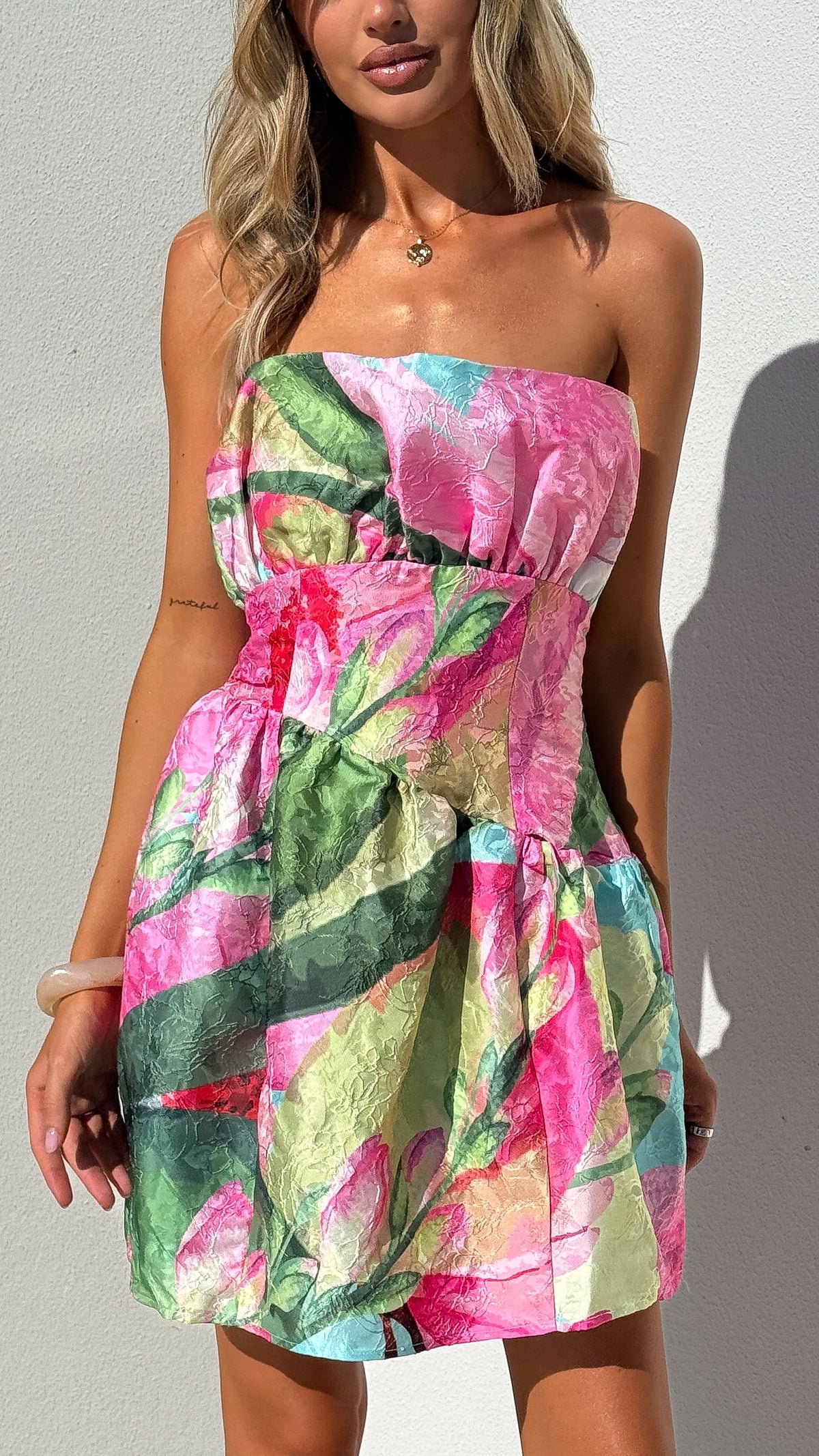 Dove Mini Dress - Spring Floral - Billy J