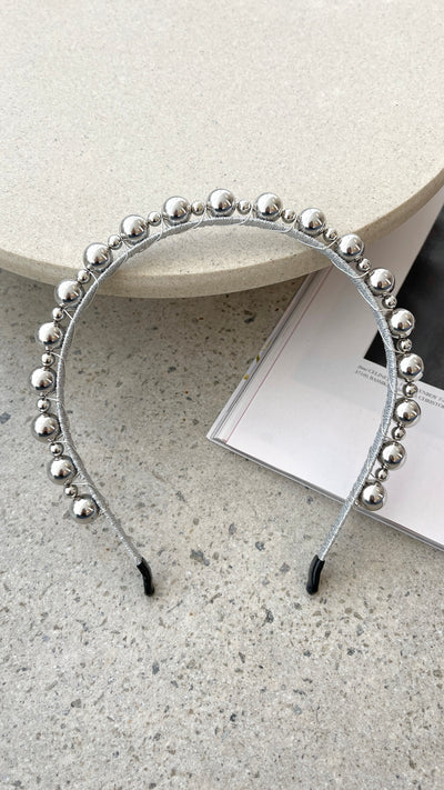 Load image into Gallery viewer, Penny Headband - Silver
