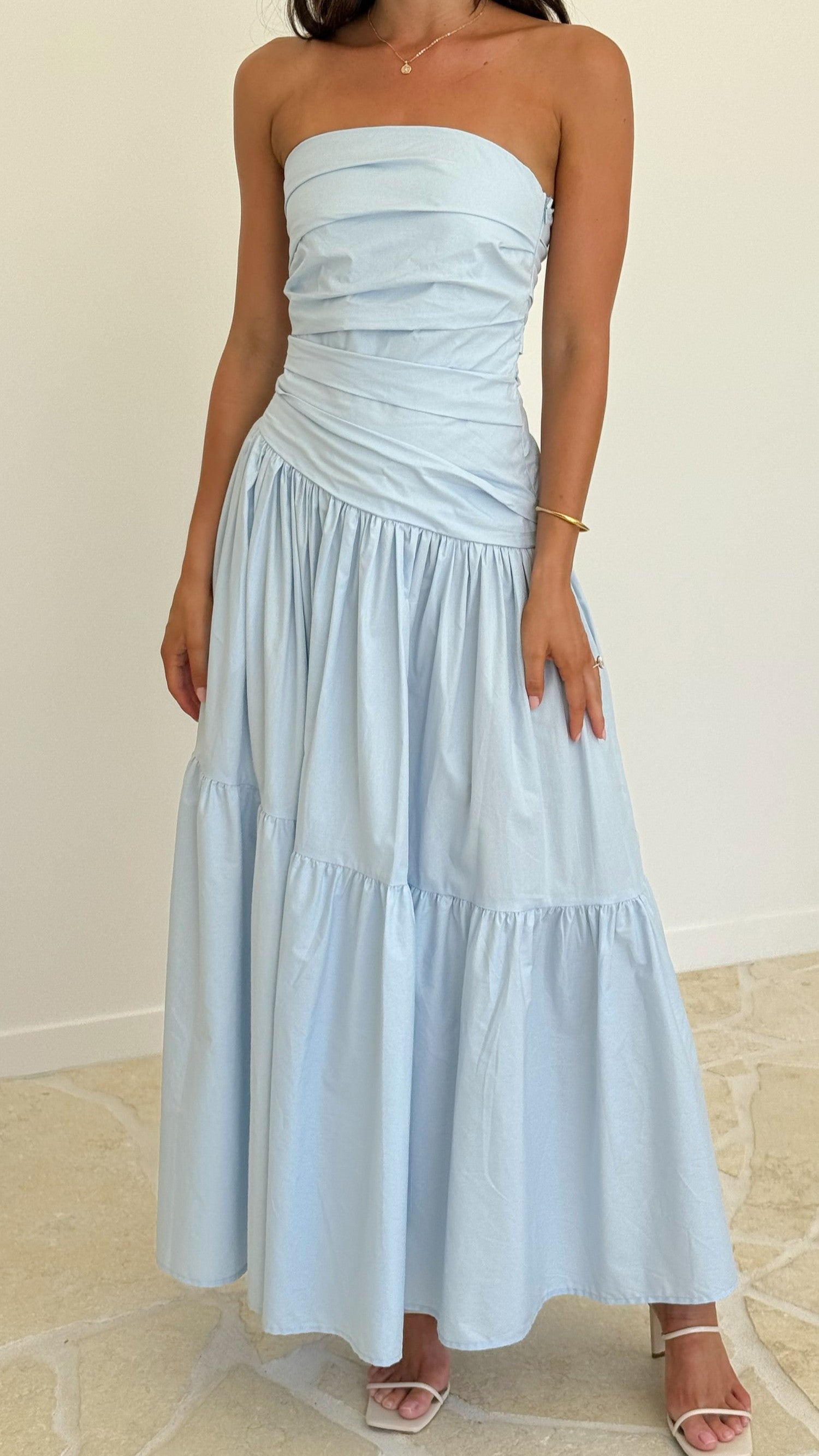 Lola Maxi Dress - Blue - Billy J