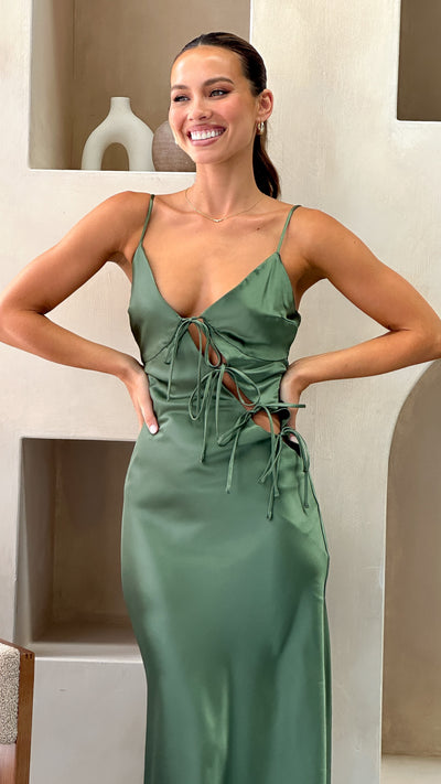 Load image into Gallery viewer, Isadora Maxi Dress - Olive - Billy J
