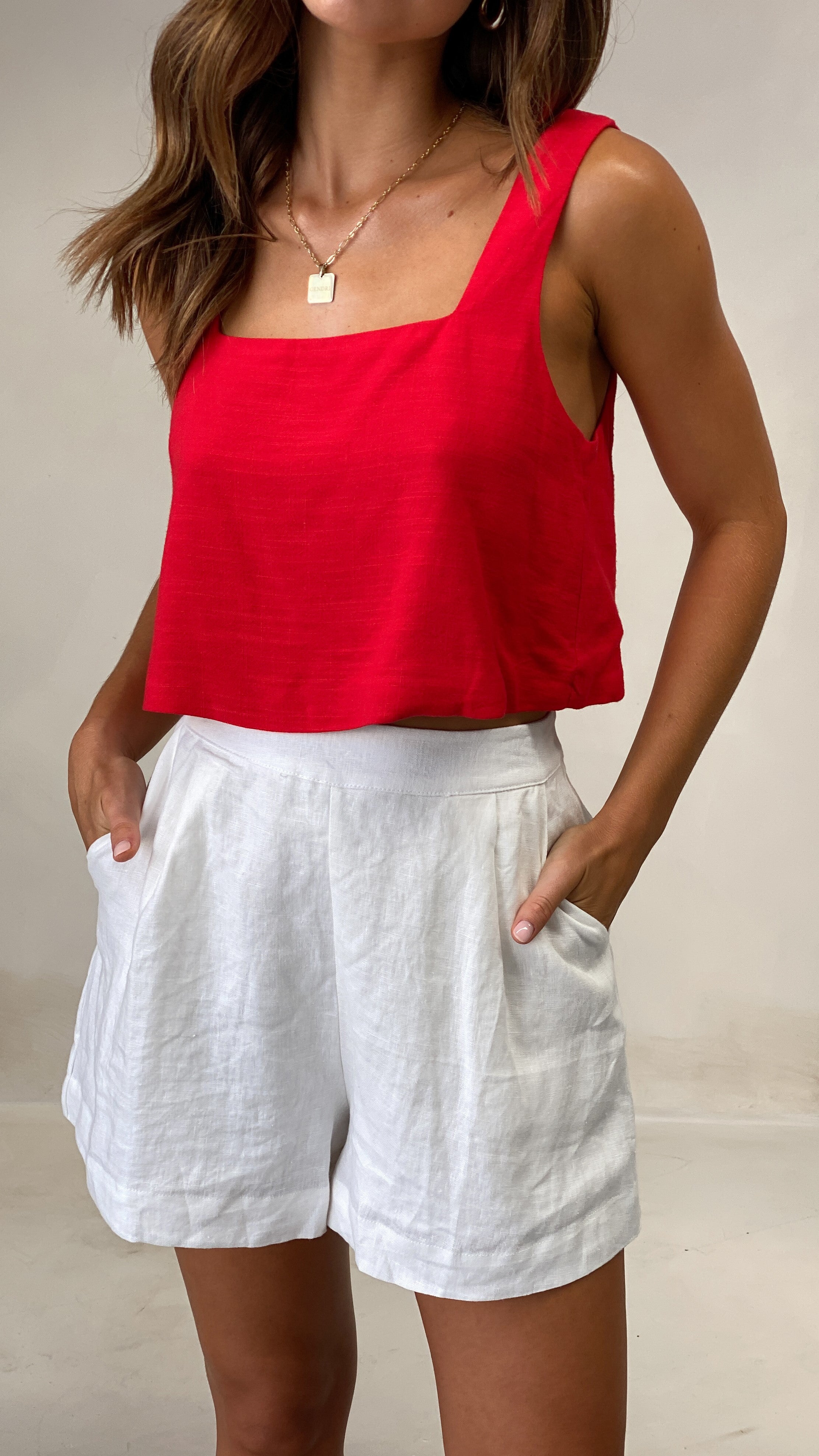 Tillie Shorts - White - Billy J