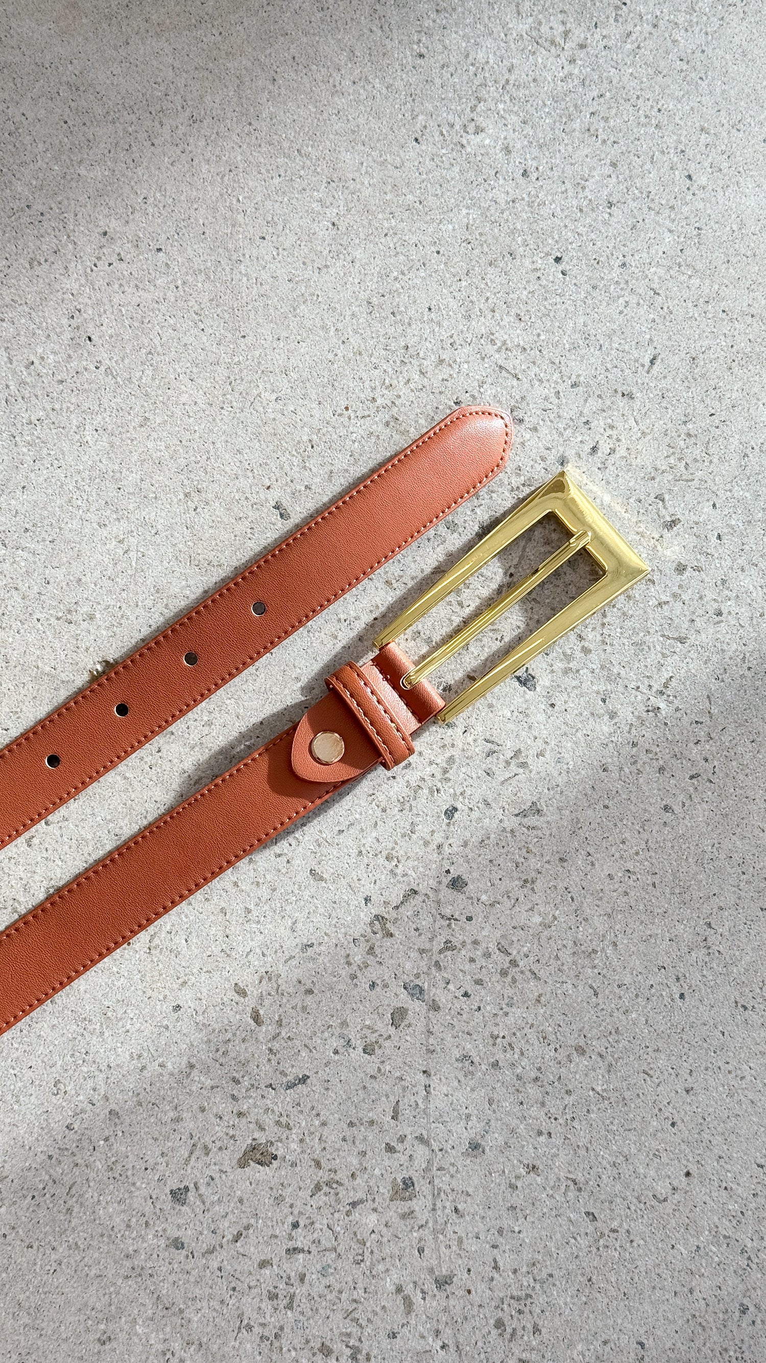 Stacey Belt - Latte / Gold - Billy J
